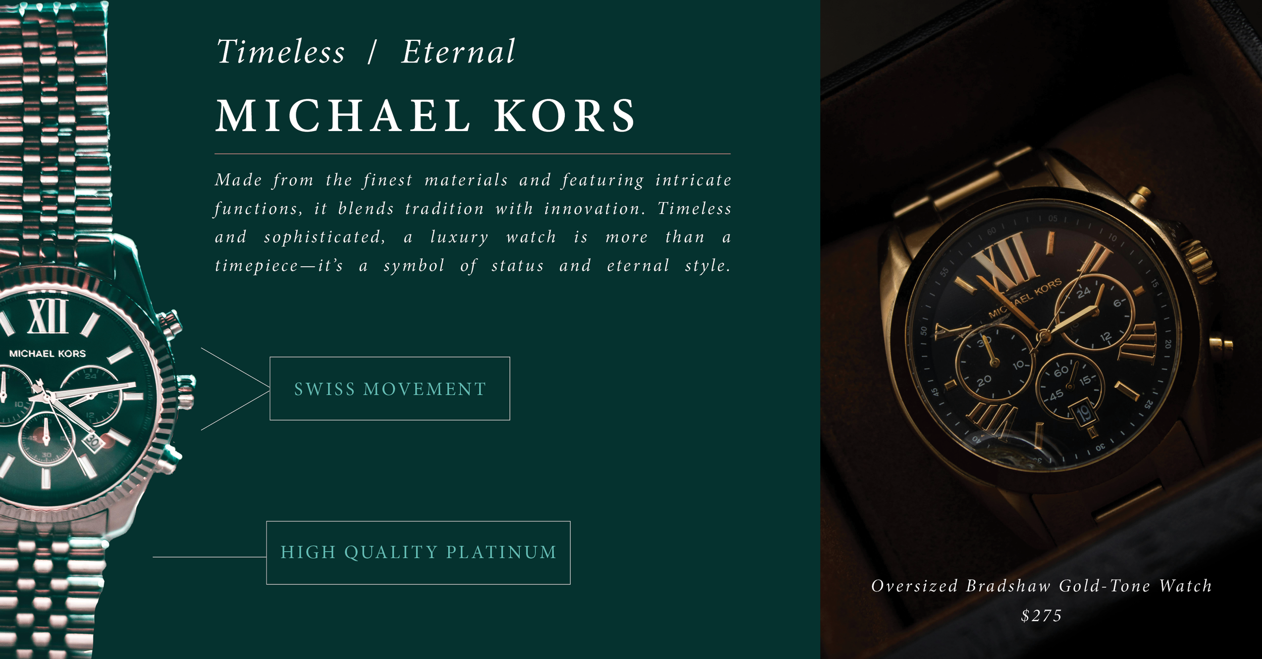 Michael Kors Digital Ad Concept 
- InDesign