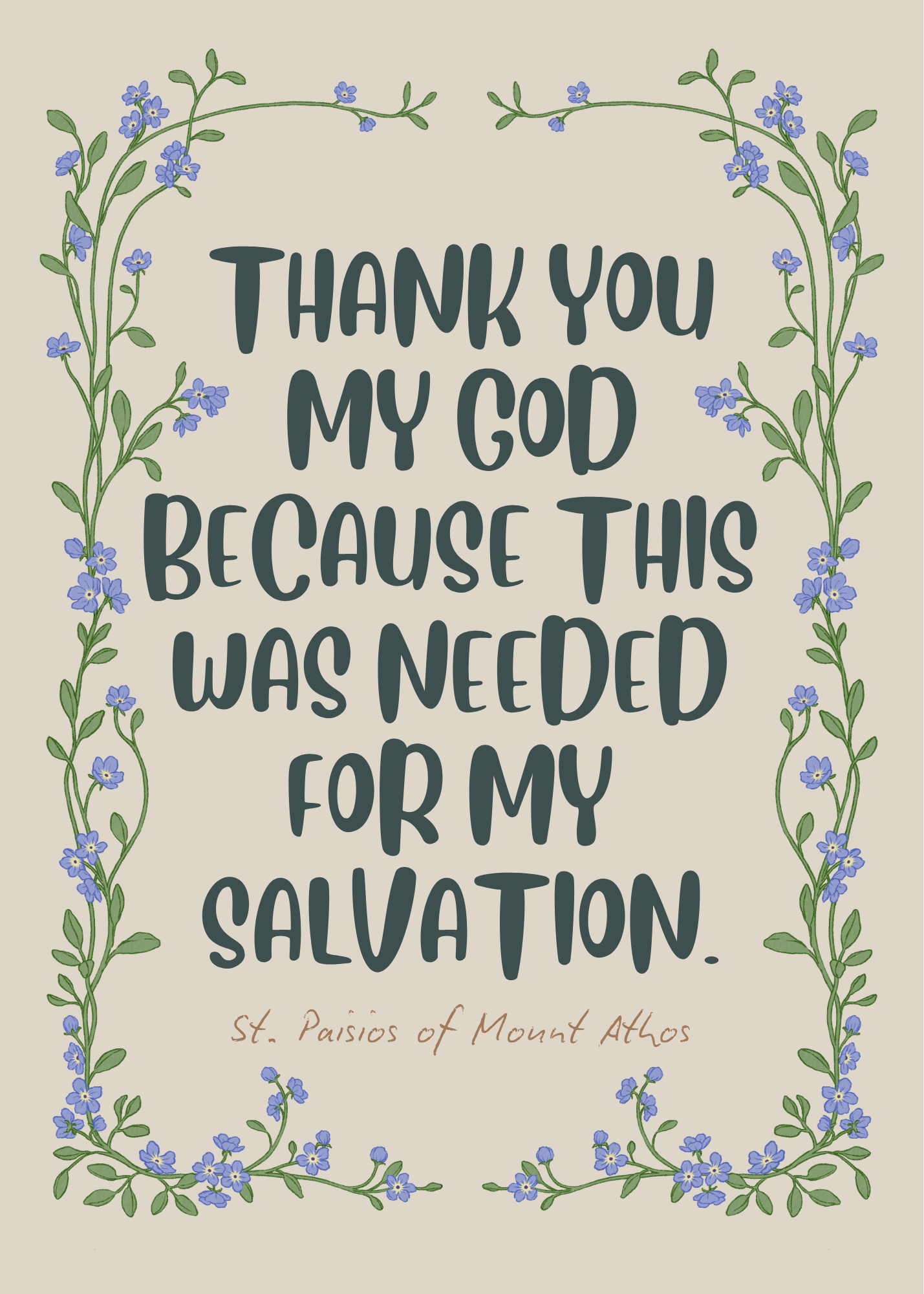 St. Paisios Quote