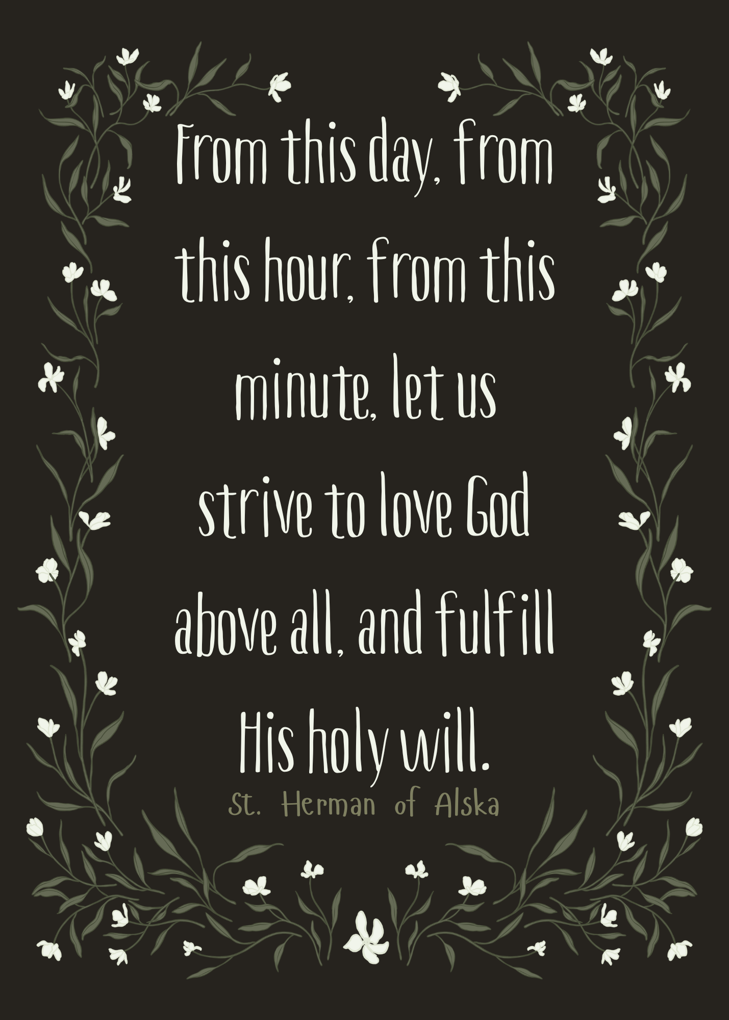 St. Herman of Alaska Quote