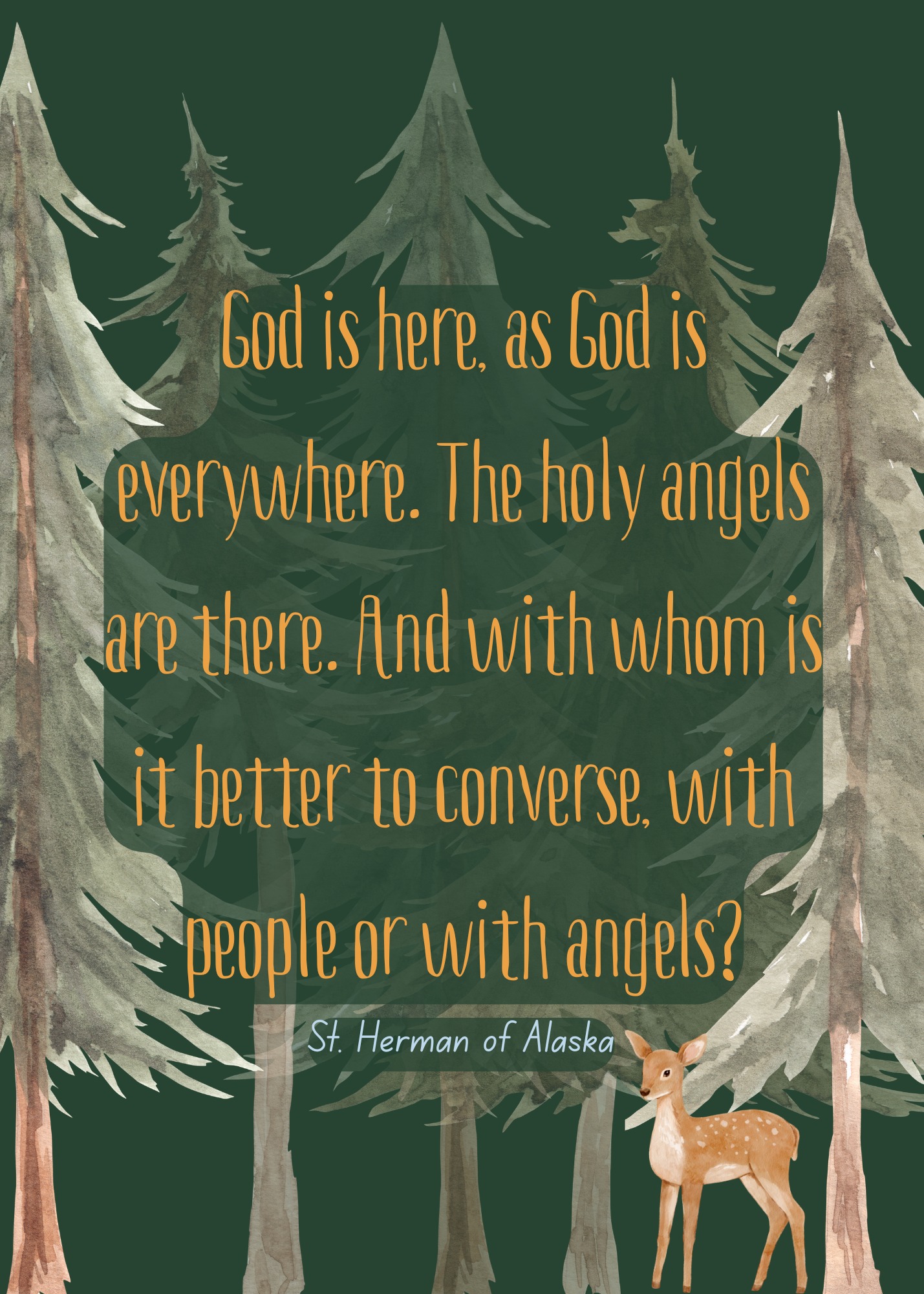 St. Herman of Alaska Quote