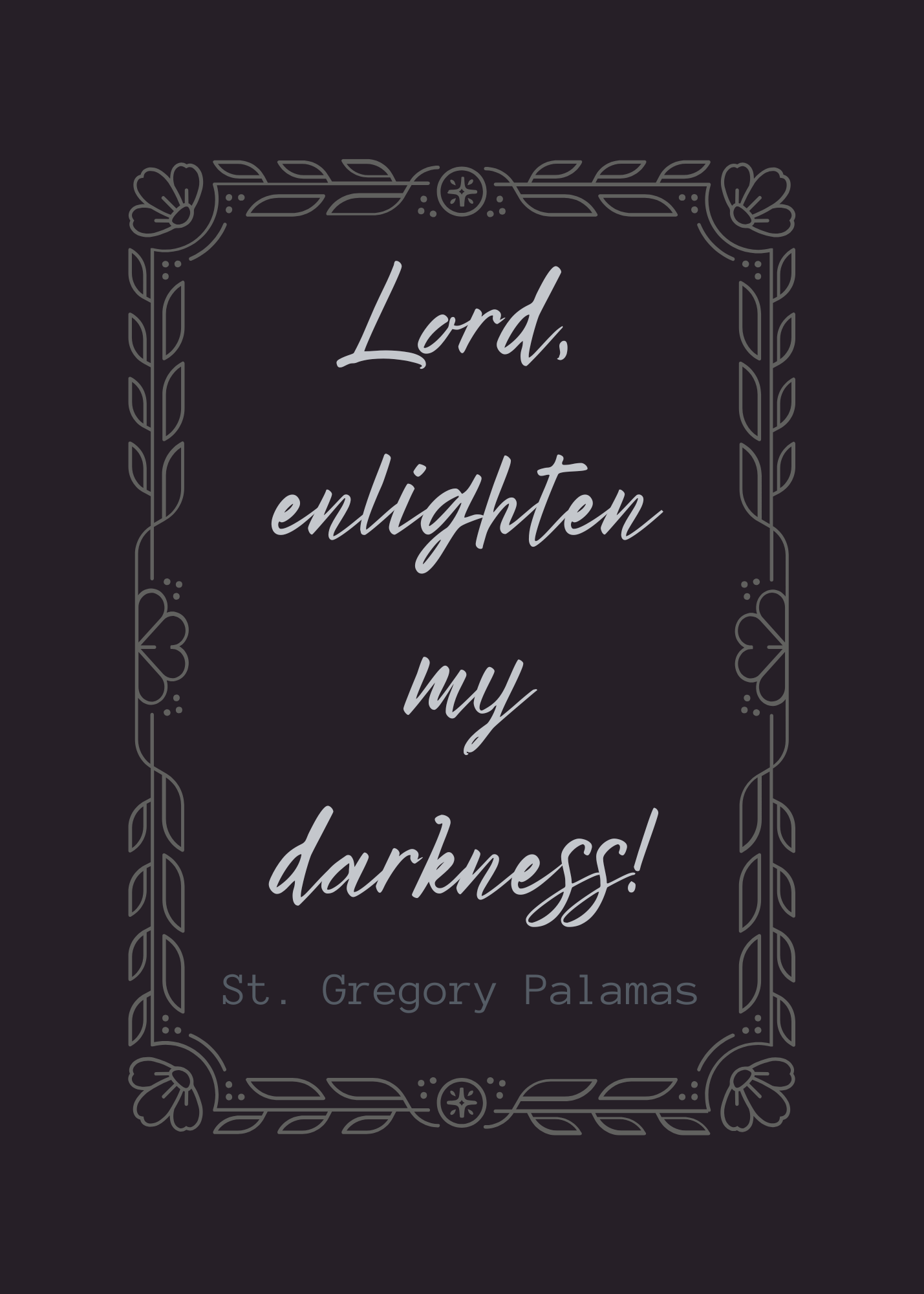 St. Gregory of Palamas Quote