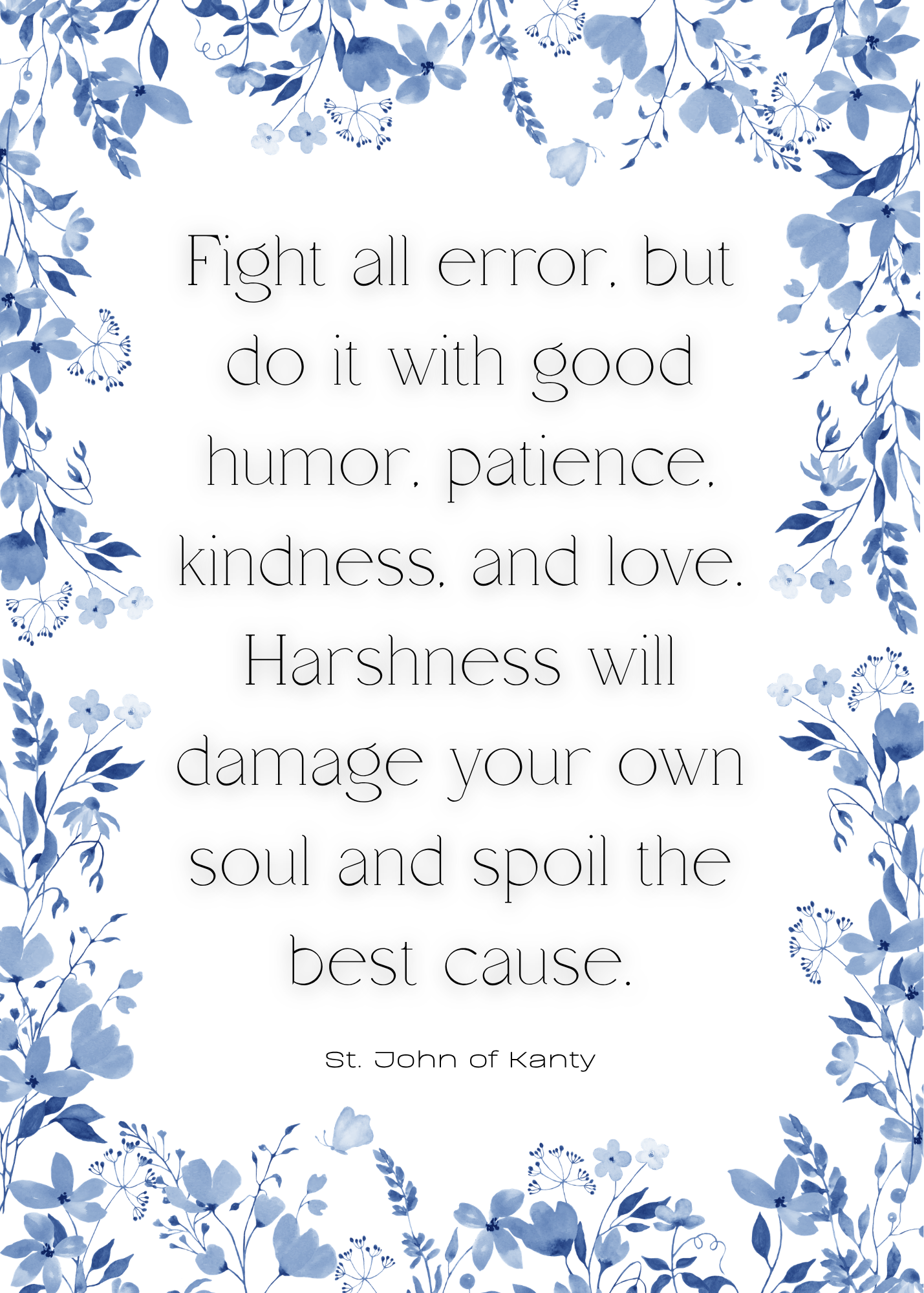 St. John of Kanty Quote