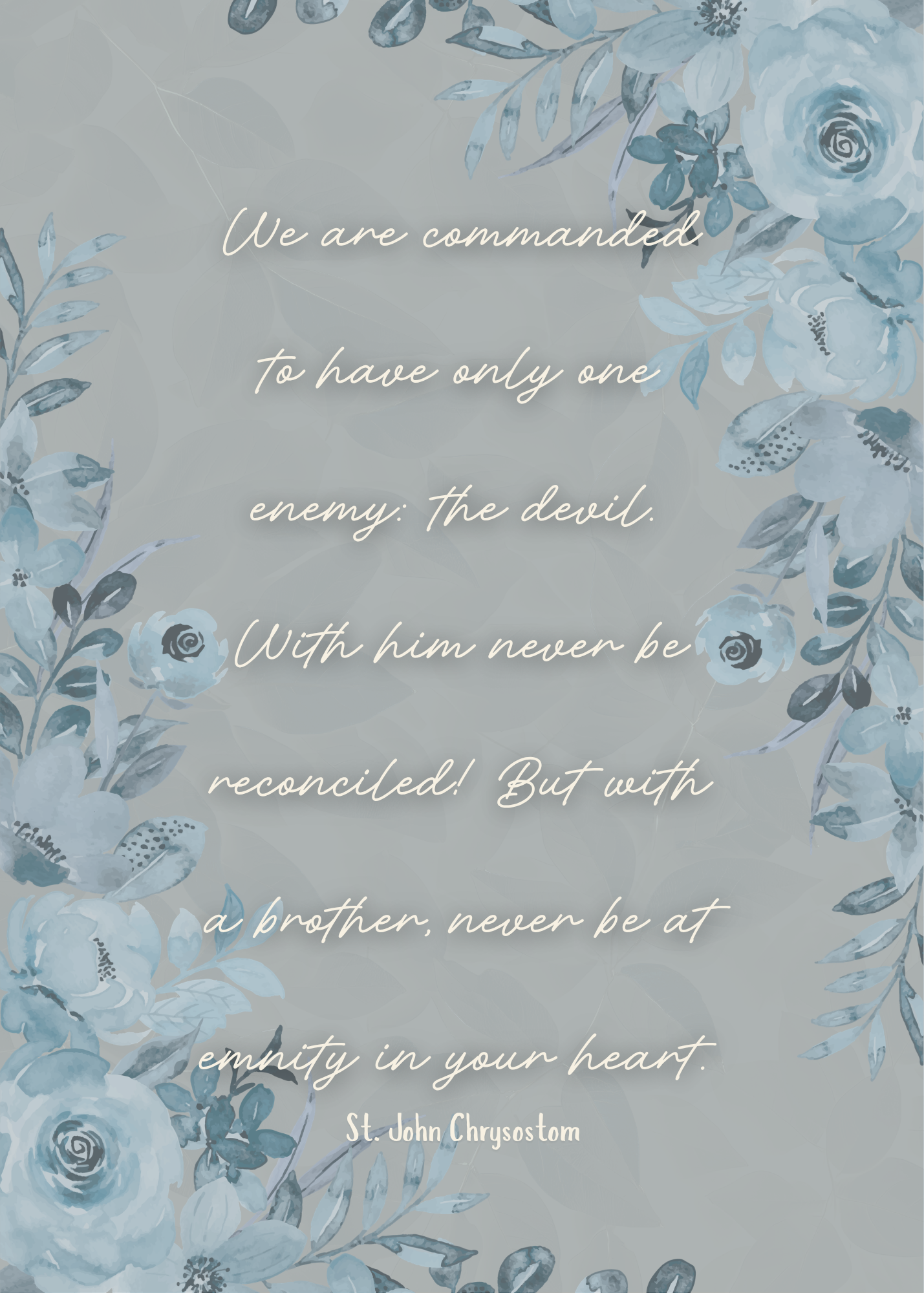 St. John Chrysostom Quote