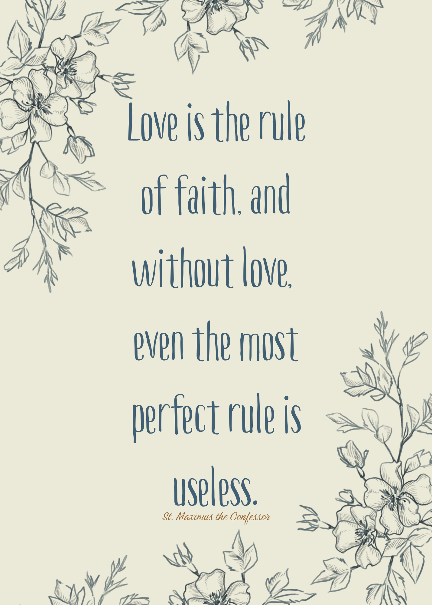 St. Maximus the Confessor Quote