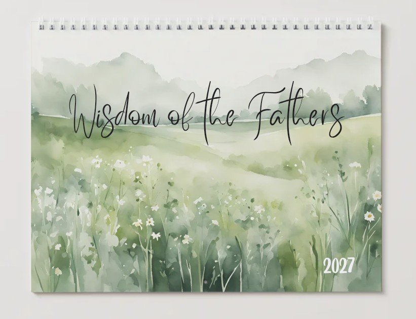 Wisdom of the Fathers Wall Calendar 2027