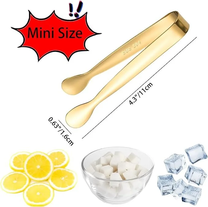 Gold Mini Tongs