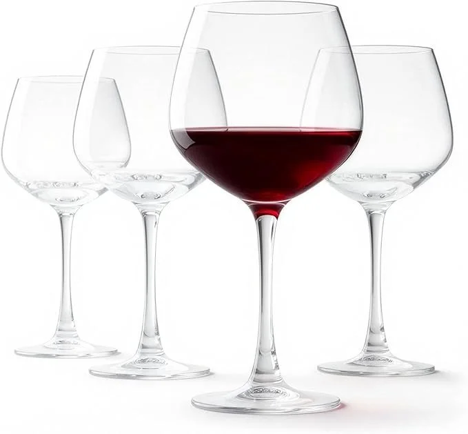 Red wine glass