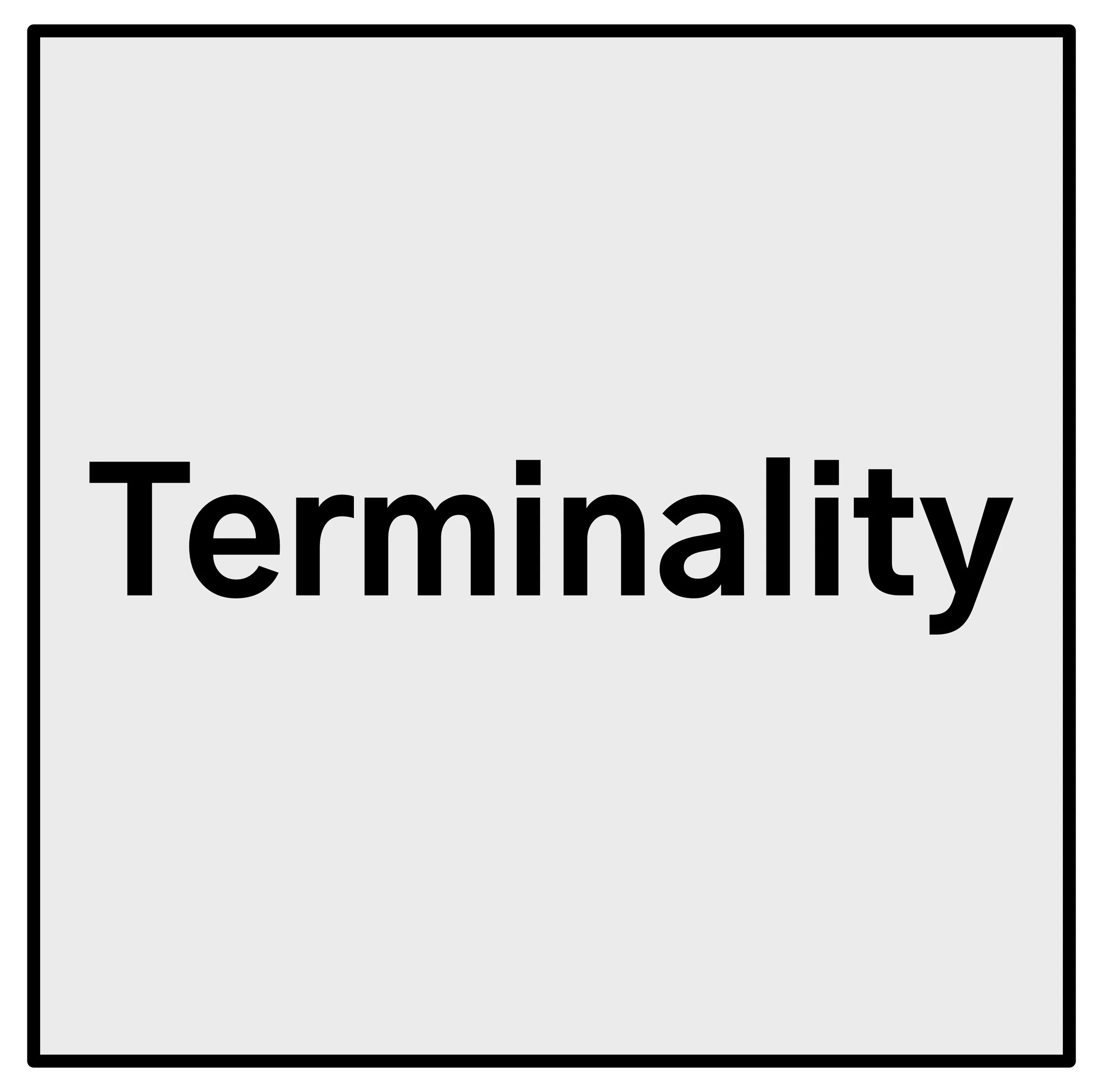 Terminality