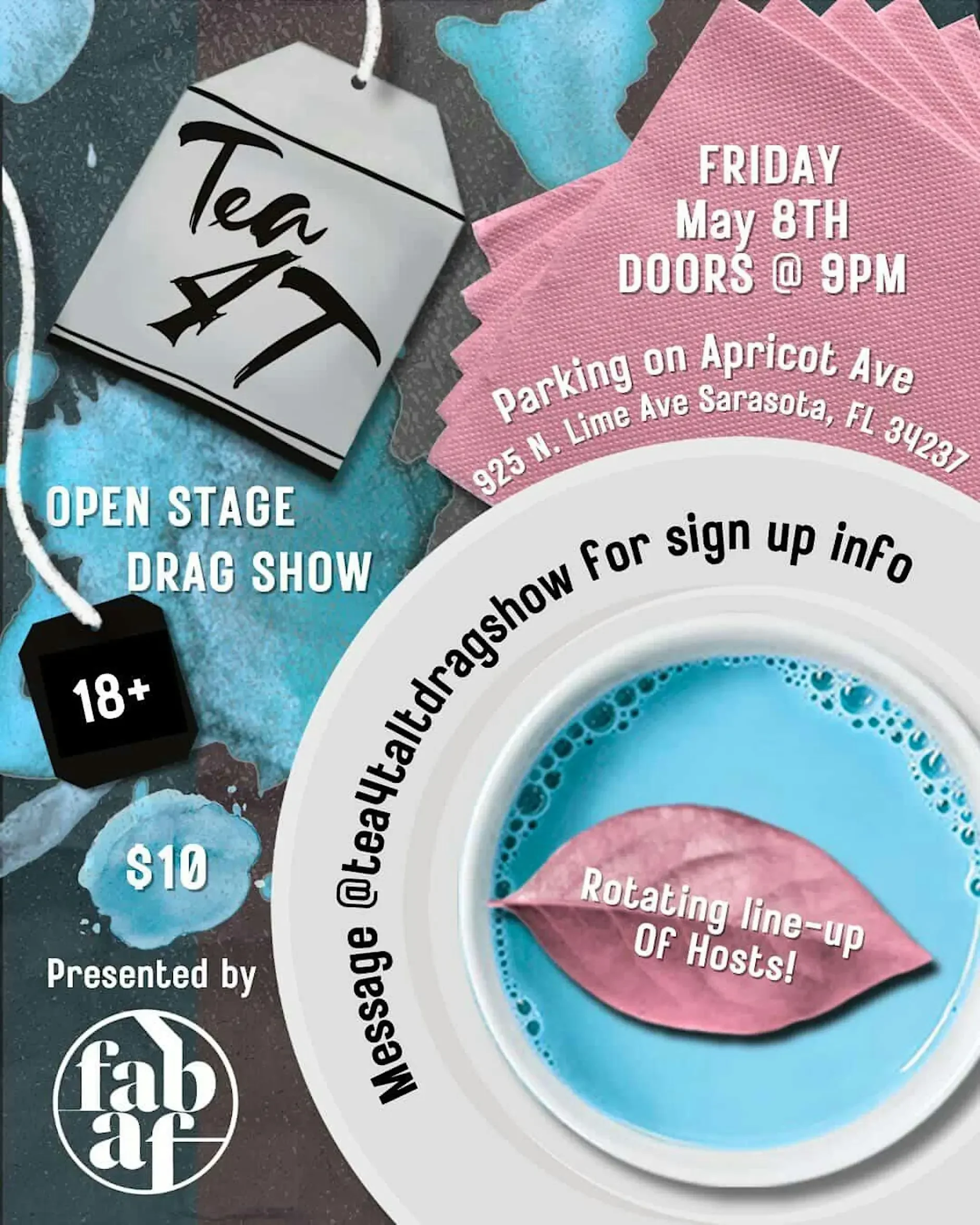 Tea4T: Drag Open Stage