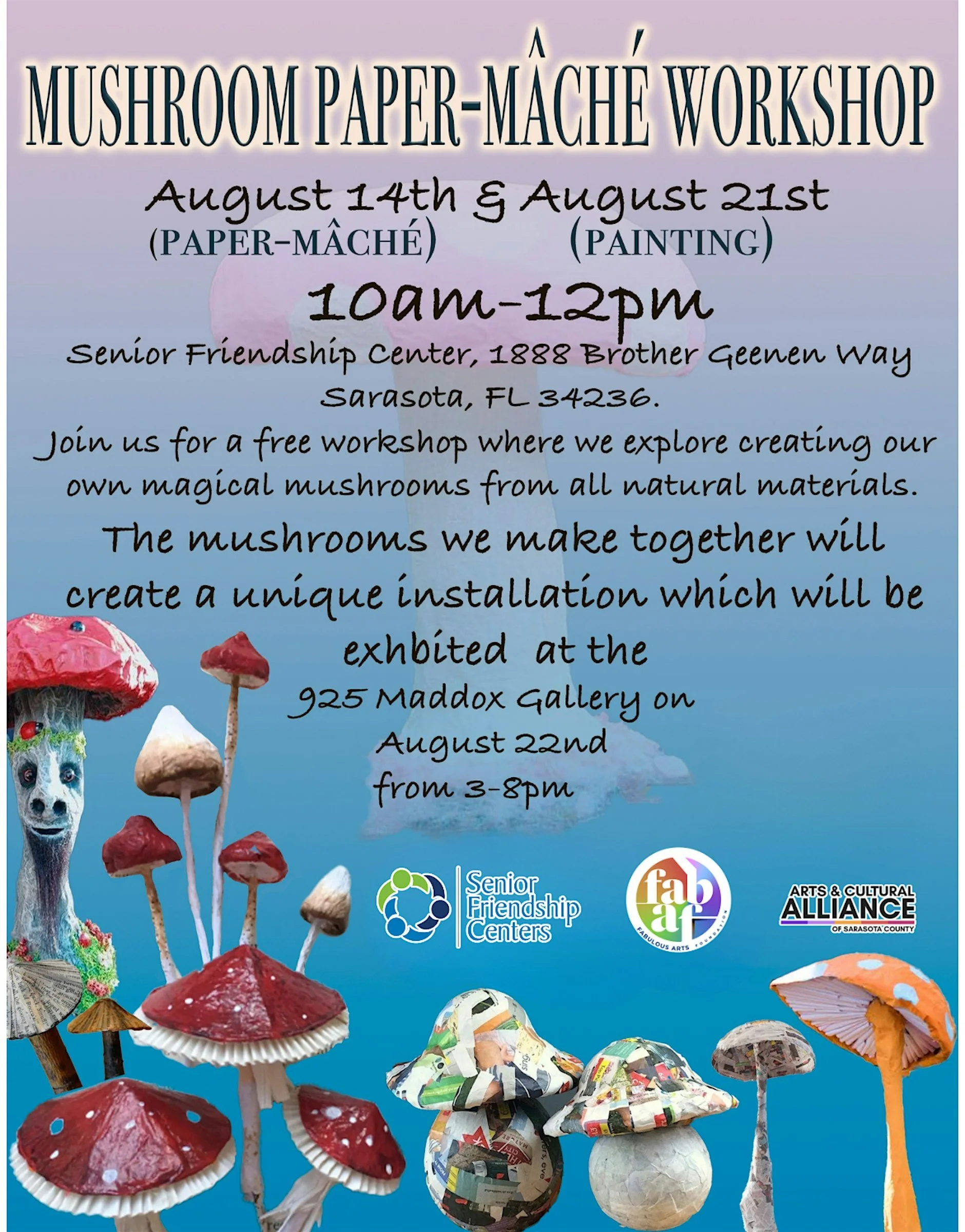 Mushroom Paper Mâche Workshop