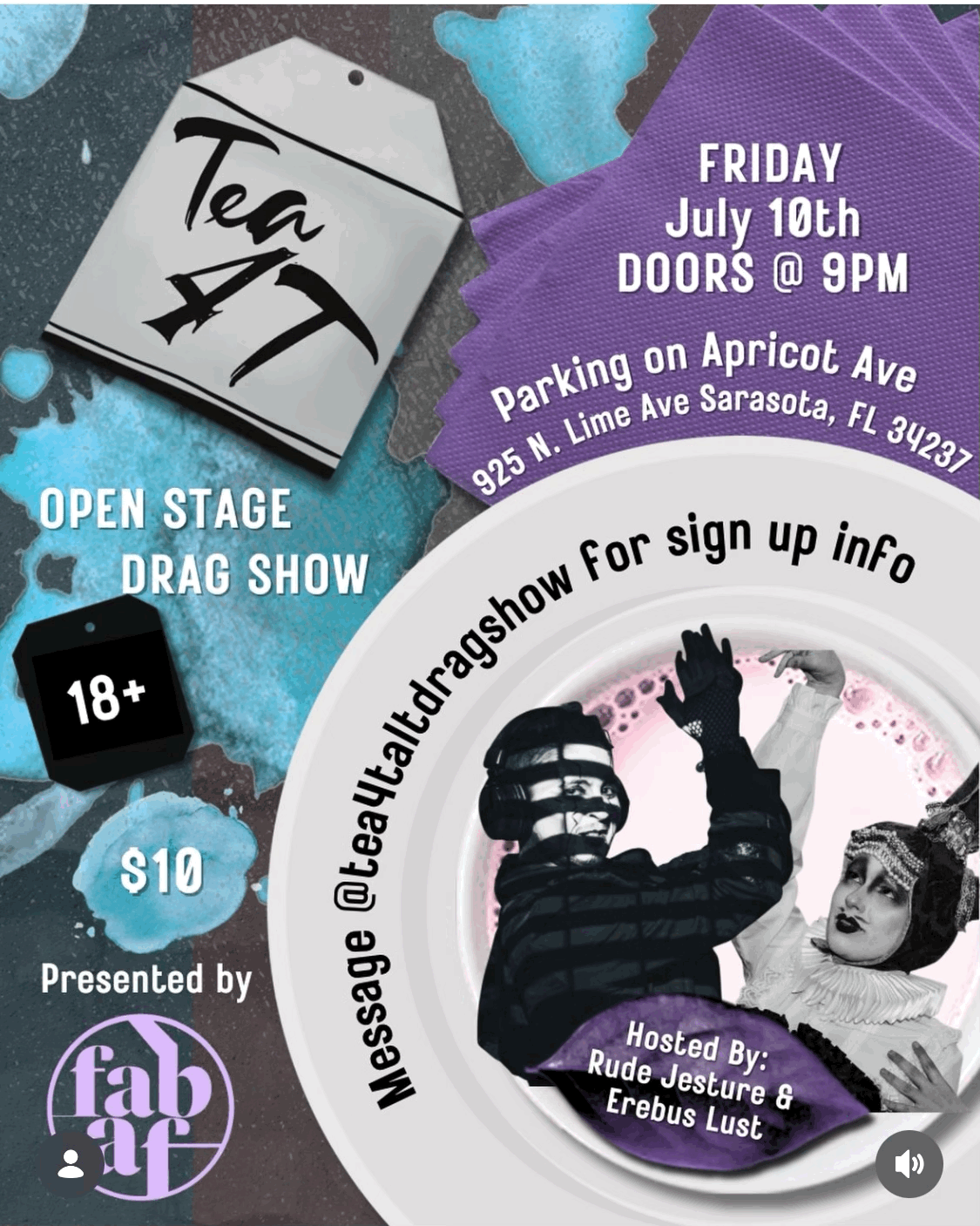 Tea4T-Drag Open Stage 