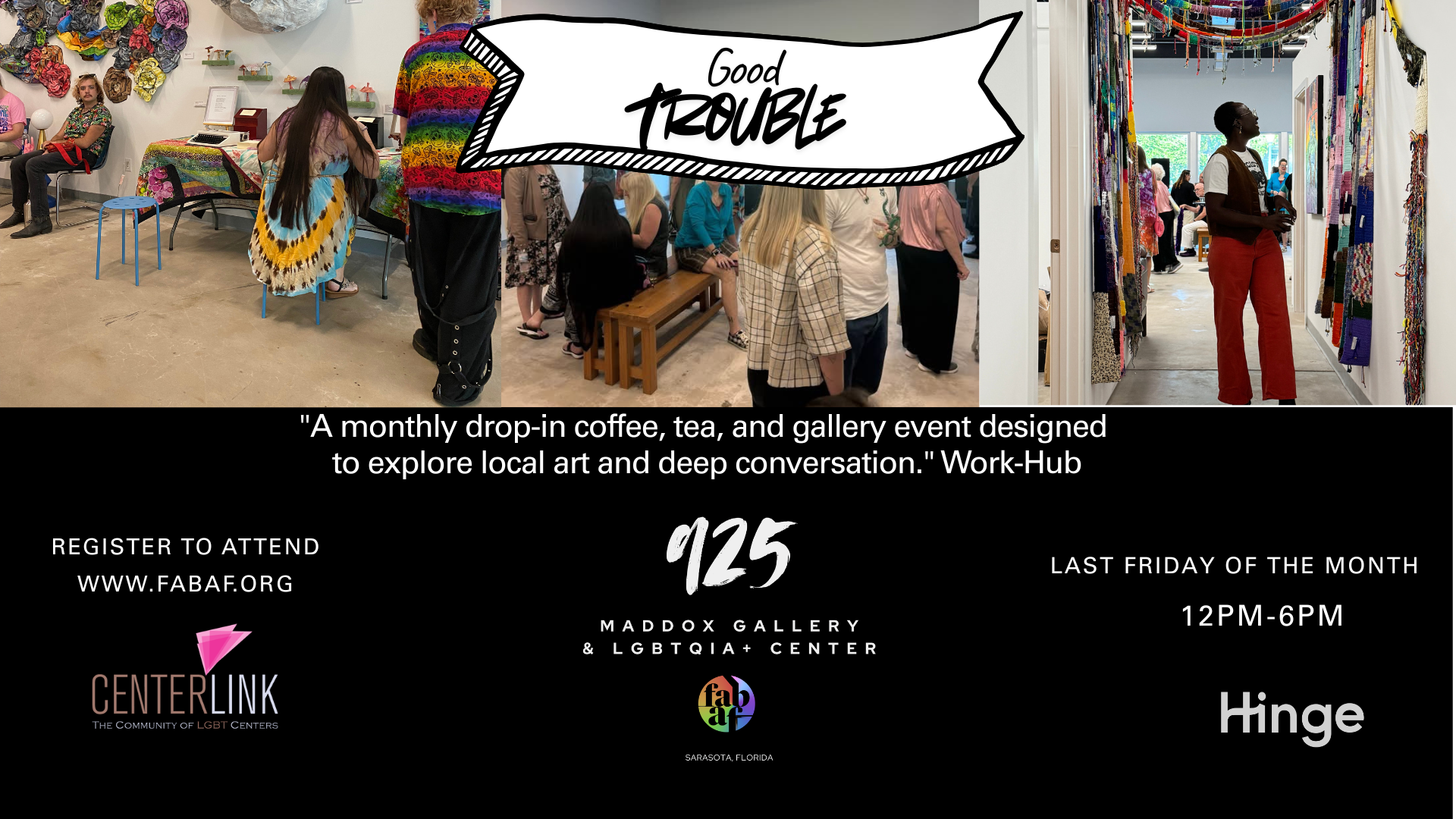 GOOD TROUBLE: QT Art Social 