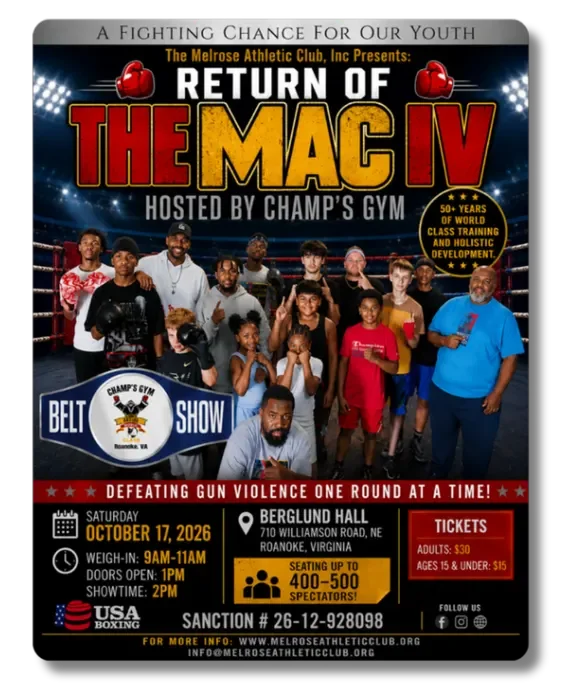 Live Amateur Boxing Returns to Roanoke: Return of the MAC IV Takes Over Berglund Center October 17