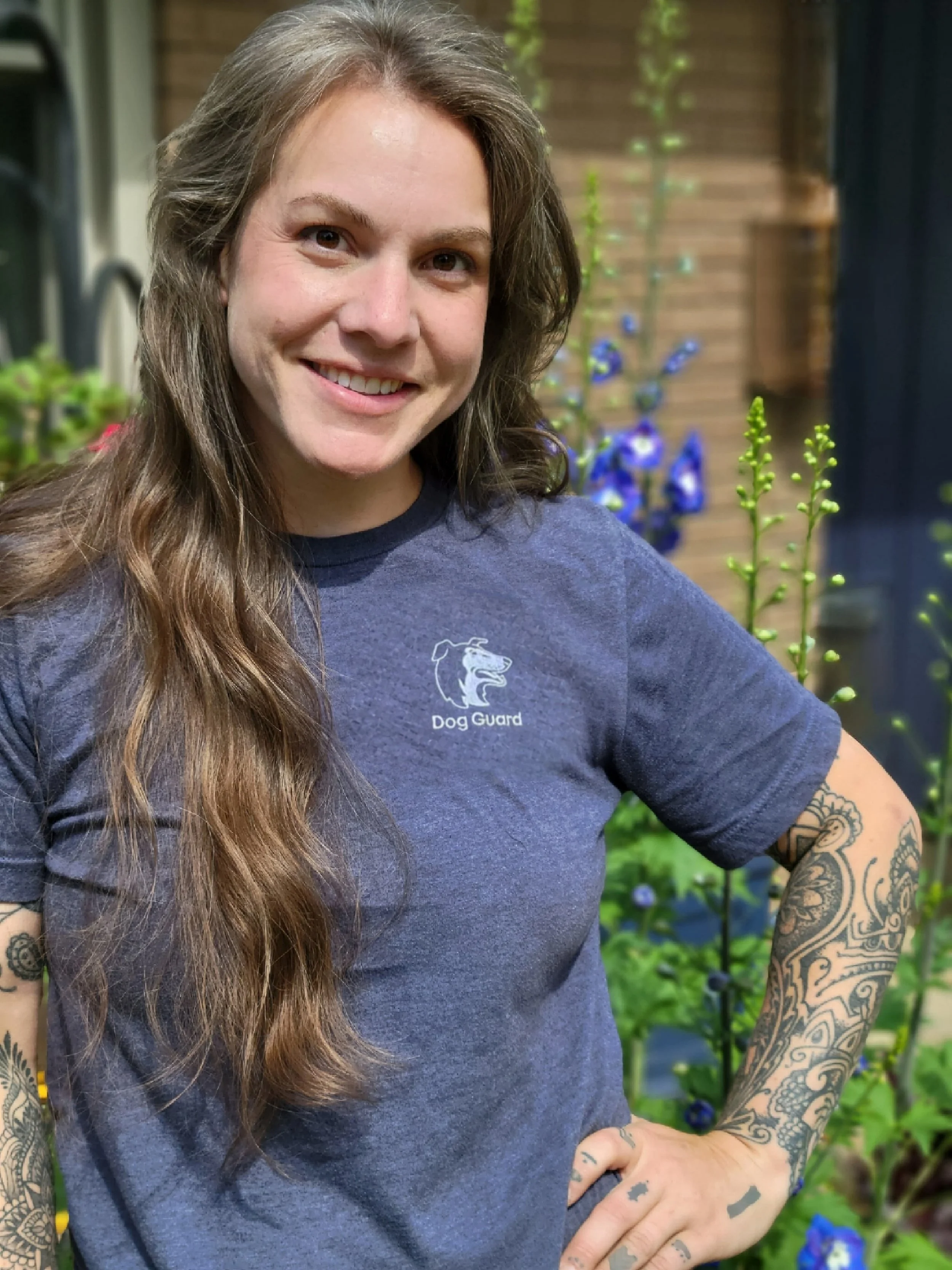 Sarah Dupert lead installer and trainer at Dog Guard of Ohio specializing in out of sight fencing installation, training, and service
