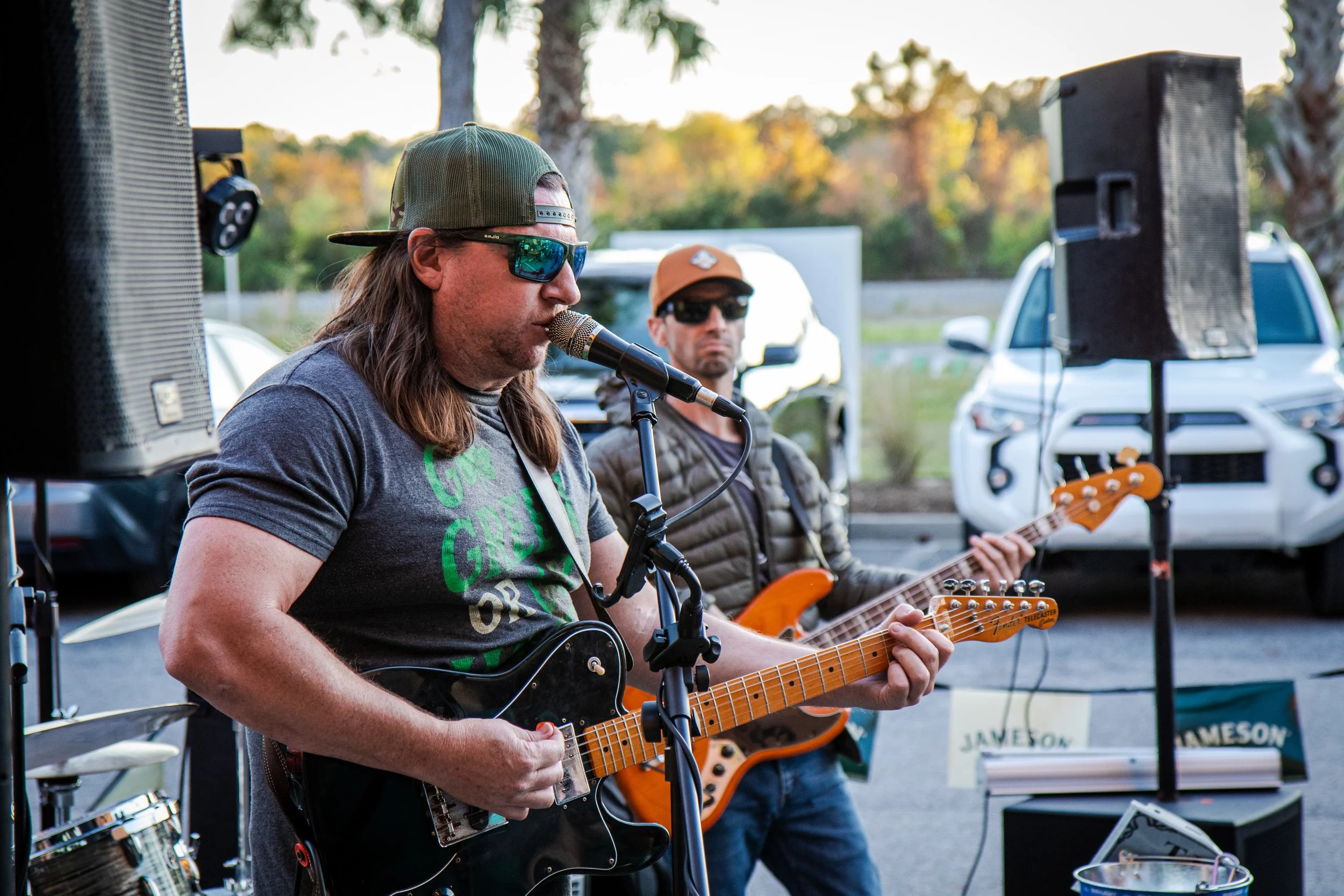 Local musician performing live music at Donovan's Irish Pub & Restaurant in St. Augustine, Florida.