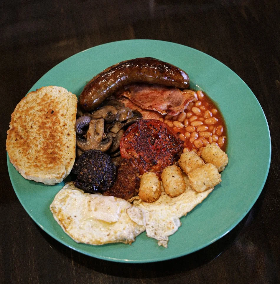 Traditional Irish breakfast served at Donovan's Irish Pub & Restaurant in St. Augustine, Florida.