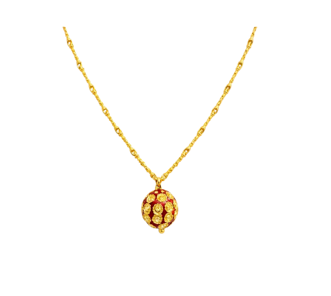 Rose Motif Necklace