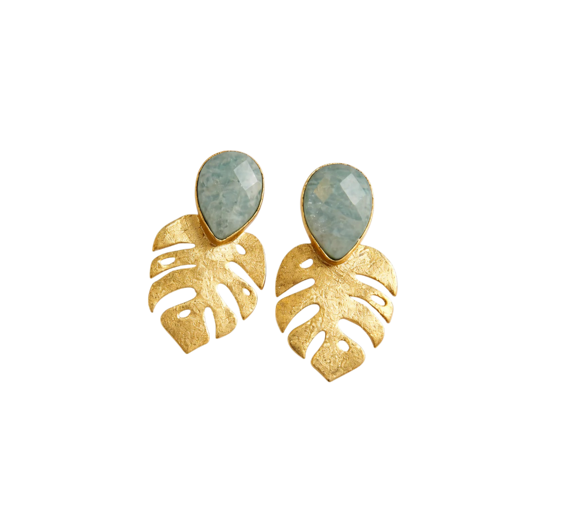 Verdant Amazonite Earrings
