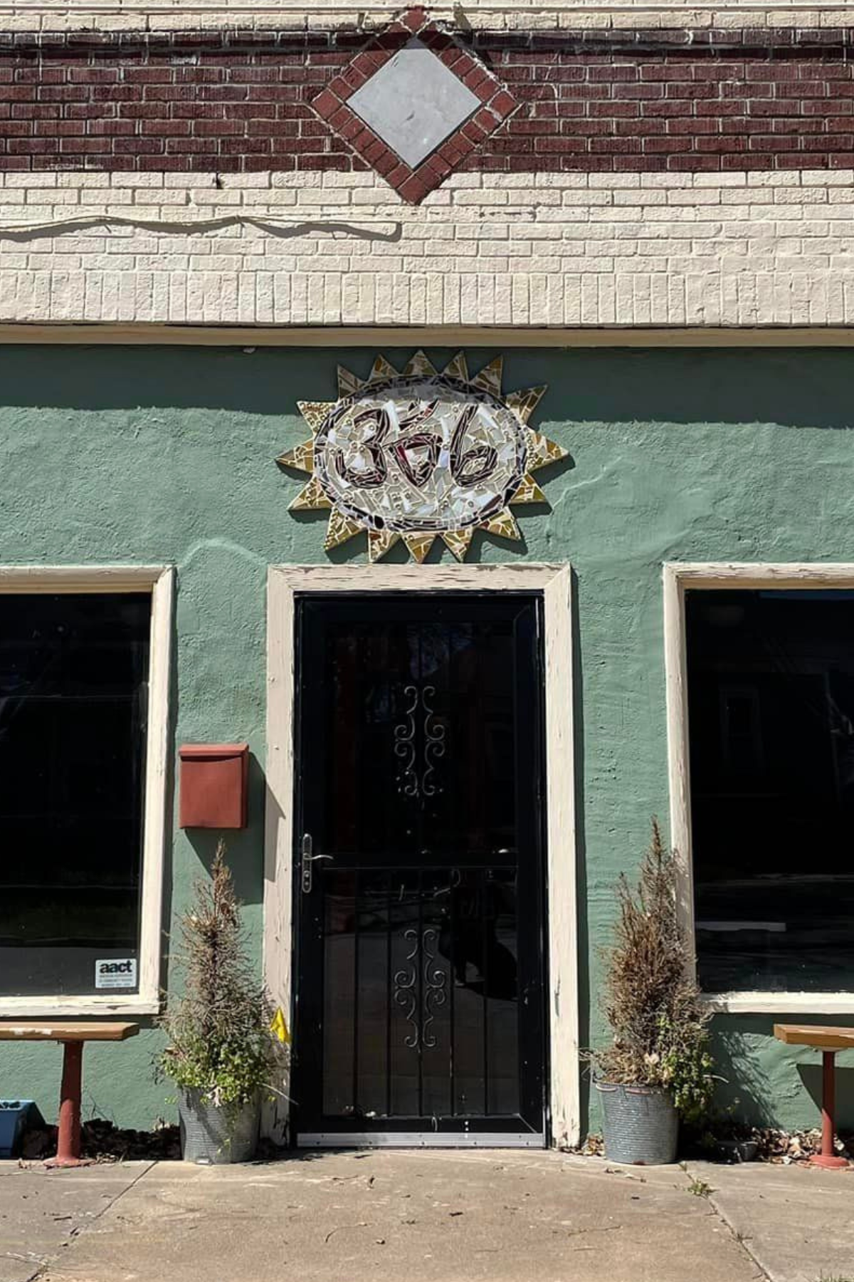 Old exterior of Belafonte venue building at 306 S. Phoenix Ave Tulsa Oklahoma