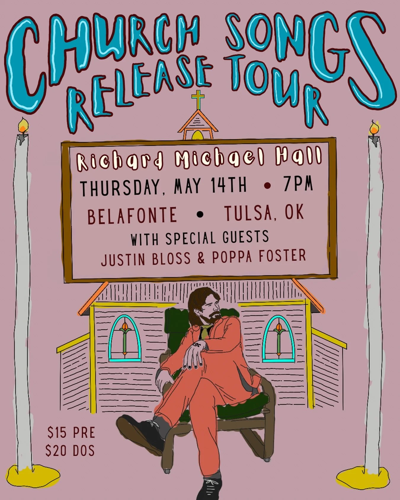 May 14th @rmhsongs is coming through Belafonte on his Church Songs Release Tour accompanied by two incomparable local songwriters with @poppafoster and @blossjustin 

Presale tickets are available in our bio!