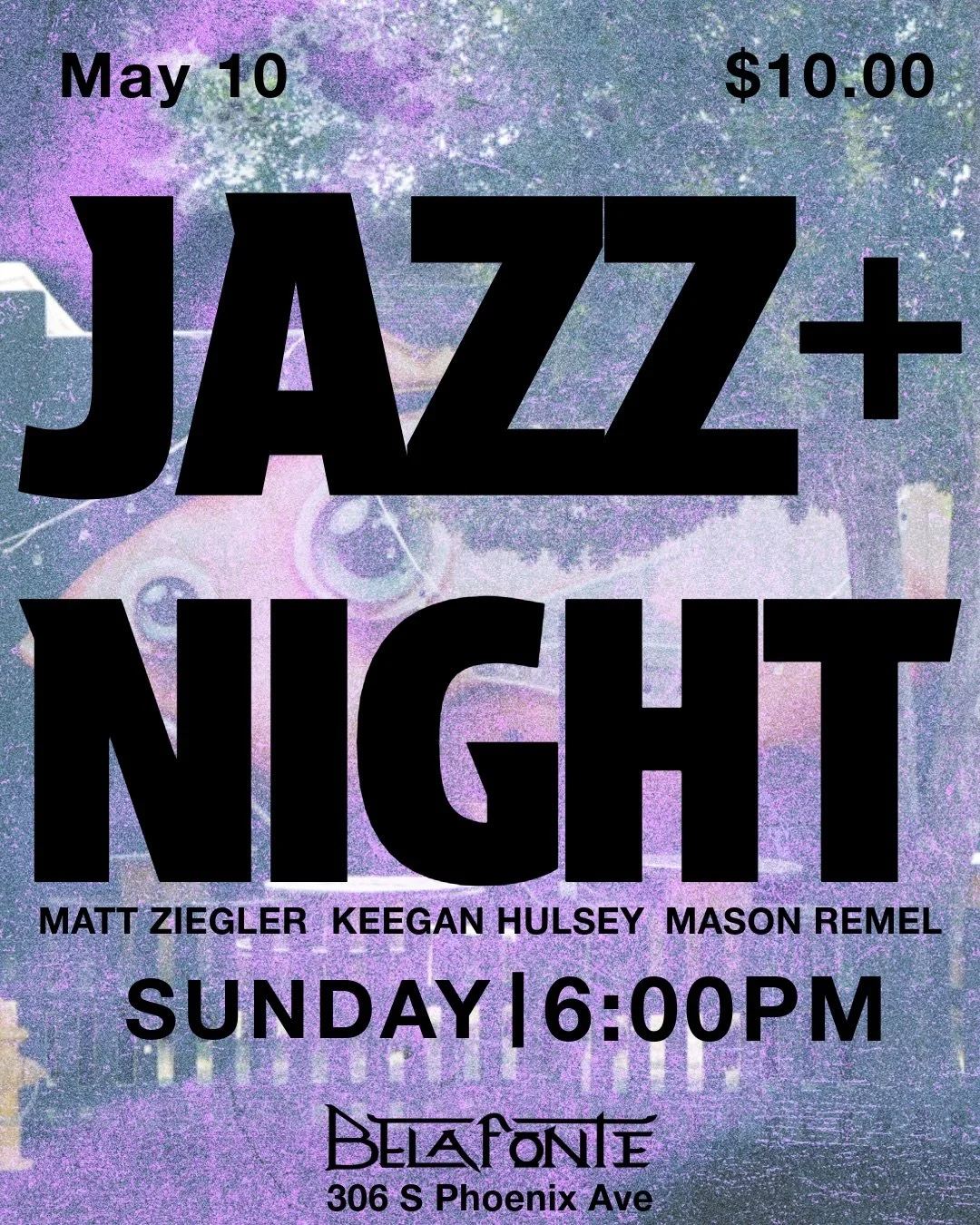 Jazz+ Night this Sunday at 6:00PM!

These nights are so much more than Jazz. The song lists are full of reimagined originals from band members and deep cuts from local song writers. This week features @zigtenor @imthekee @nosamlemer 

Bring an instru
