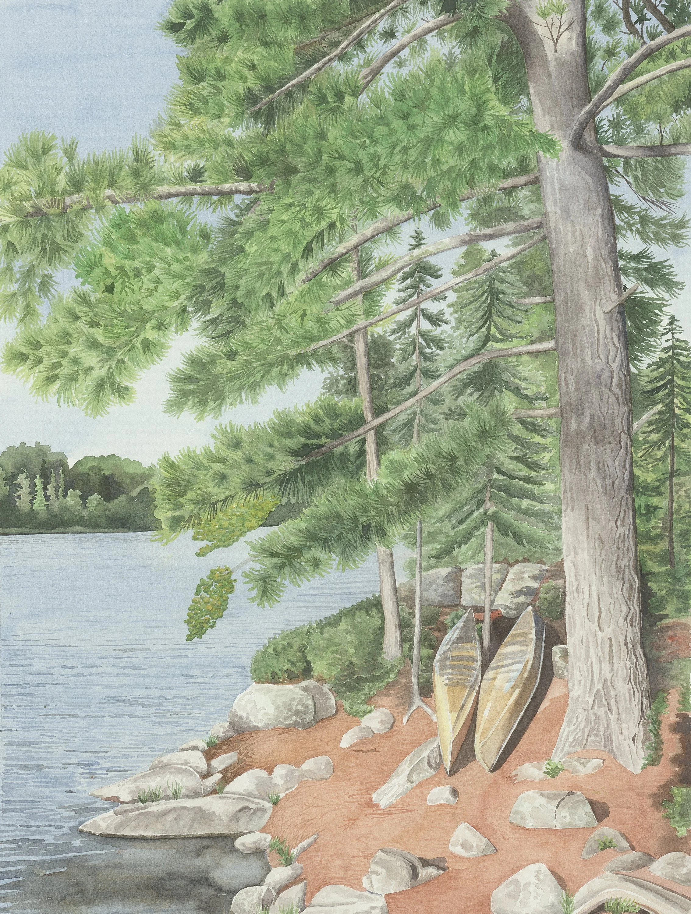 Nestled Canoes