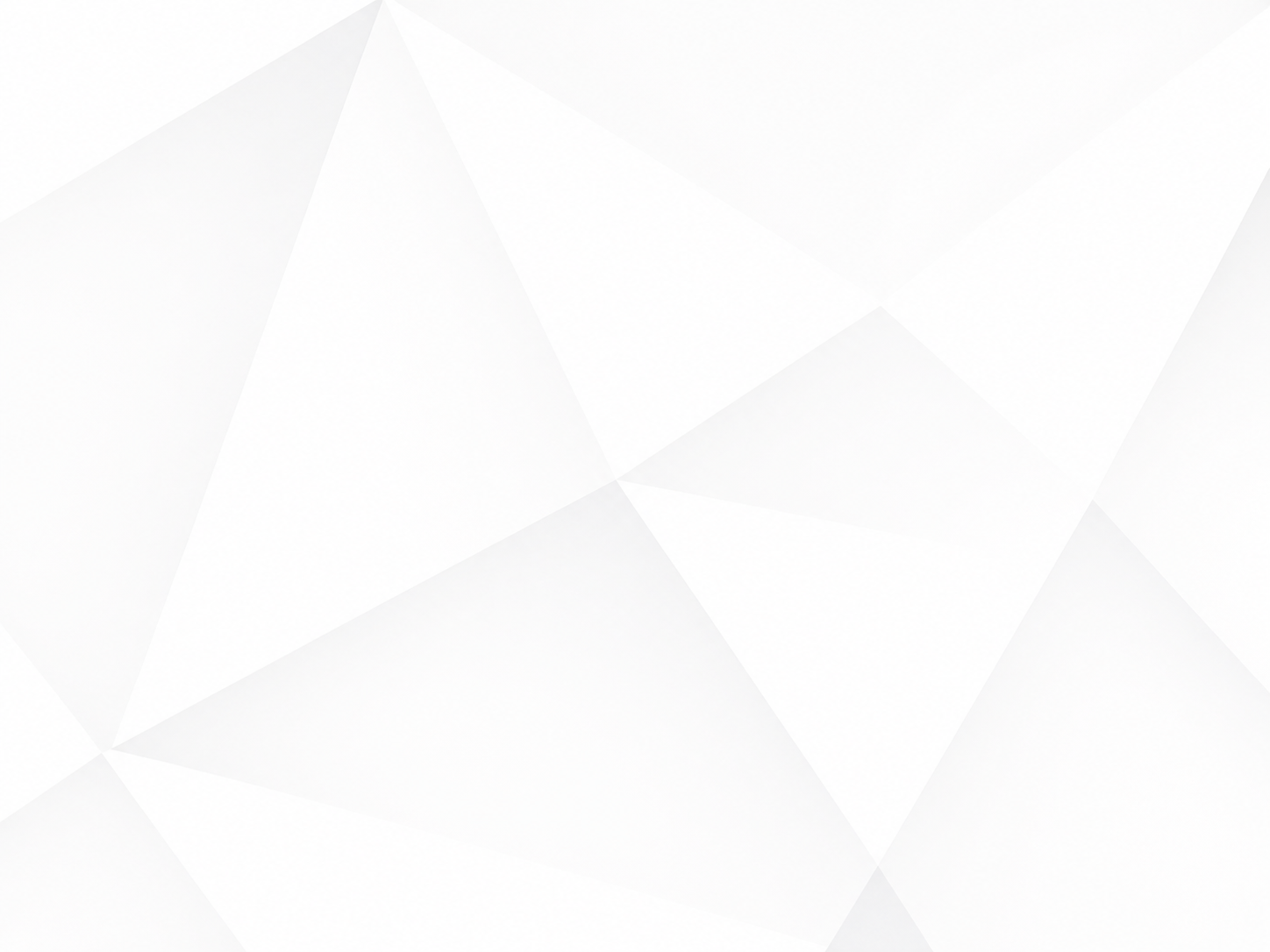 The image displays a geometric pattern composed of various interconnected triangles with a light gray and white color scheme.