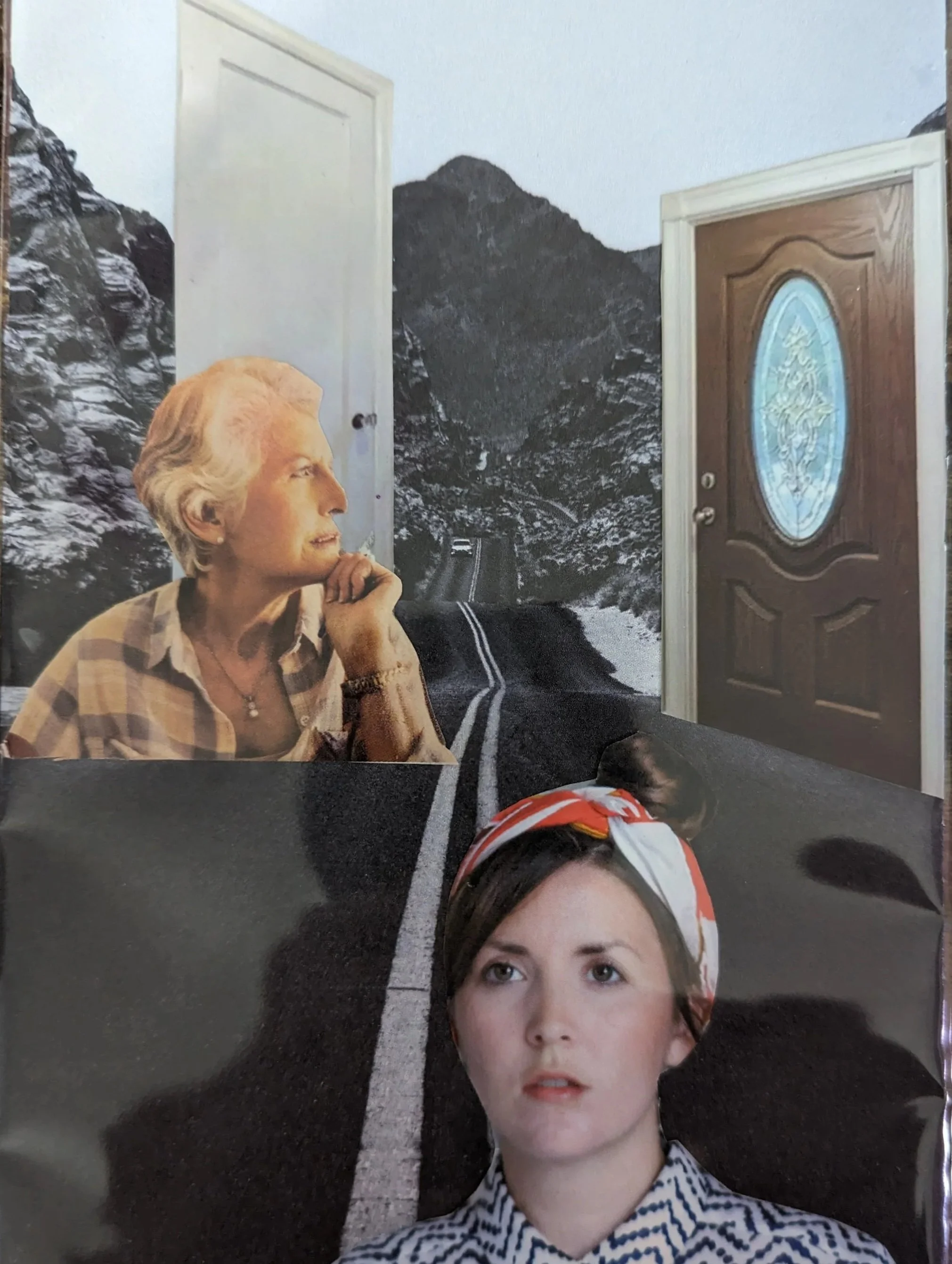 A SoulCollage Committee Card made by Jessica Allen, LCSW, C-AAIS, AAT-I, a SoulCollage Facilitator located in Buffalo, NY. She hosts multiple 6-week sessions a year to the community through her business Canine Connected Counseling.