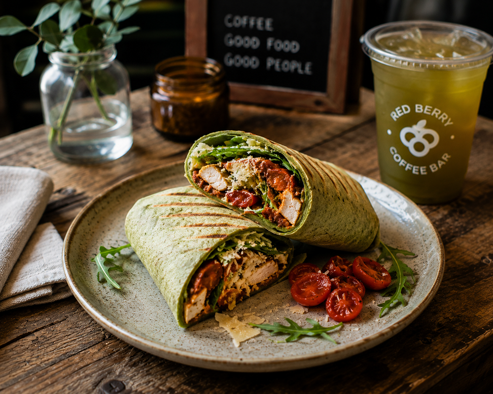Pesto Chicken Wrap