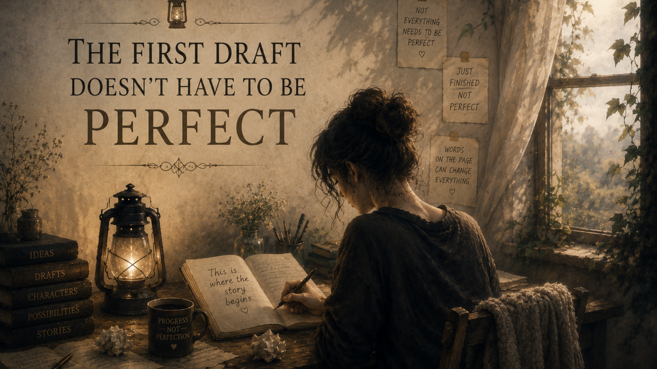 The First Draft Doesn’t Have to Be Perfect