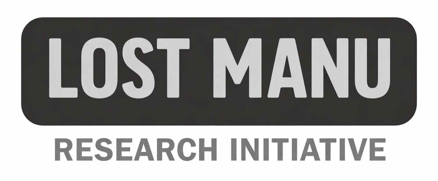 Lost Manu Research Initiative