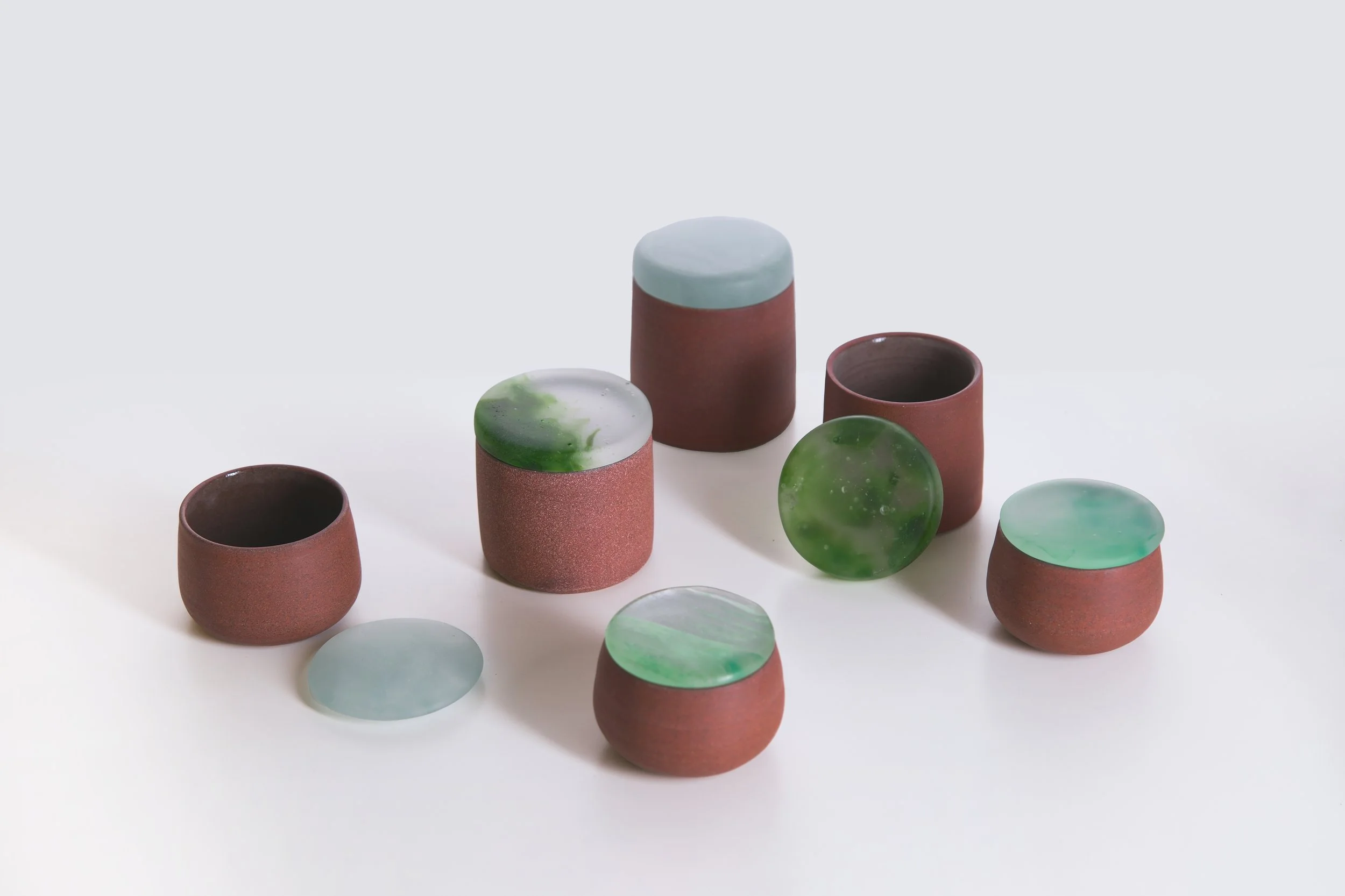 Recycle glass lids series