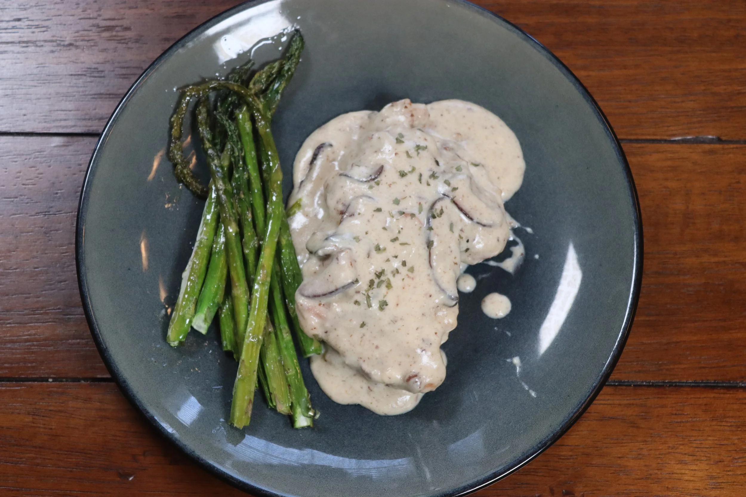 Chicken in a Mushroom Bechamel 