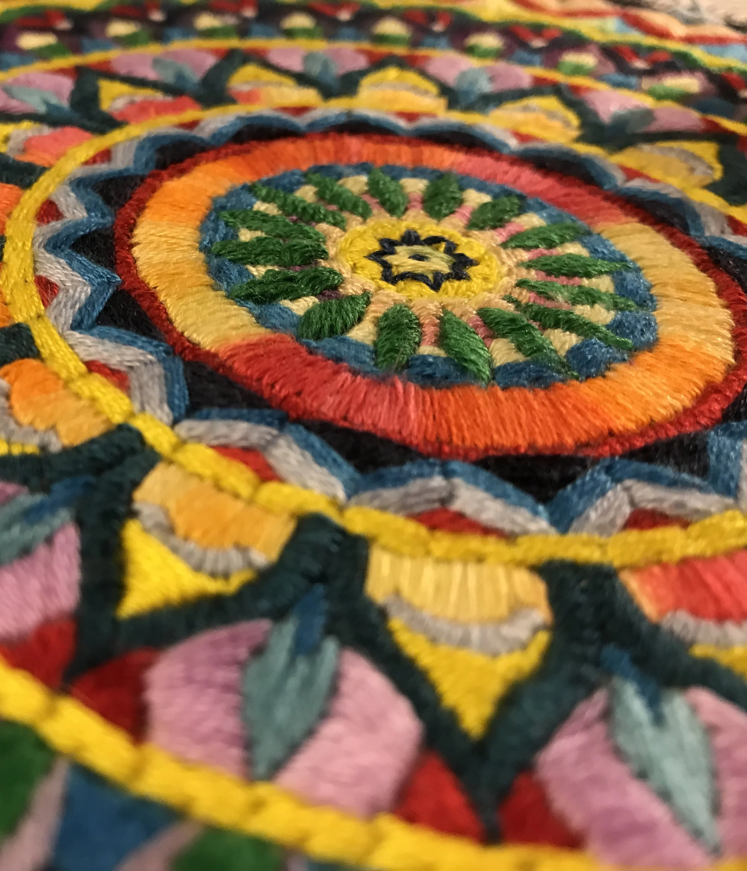 Embroidered design photograph