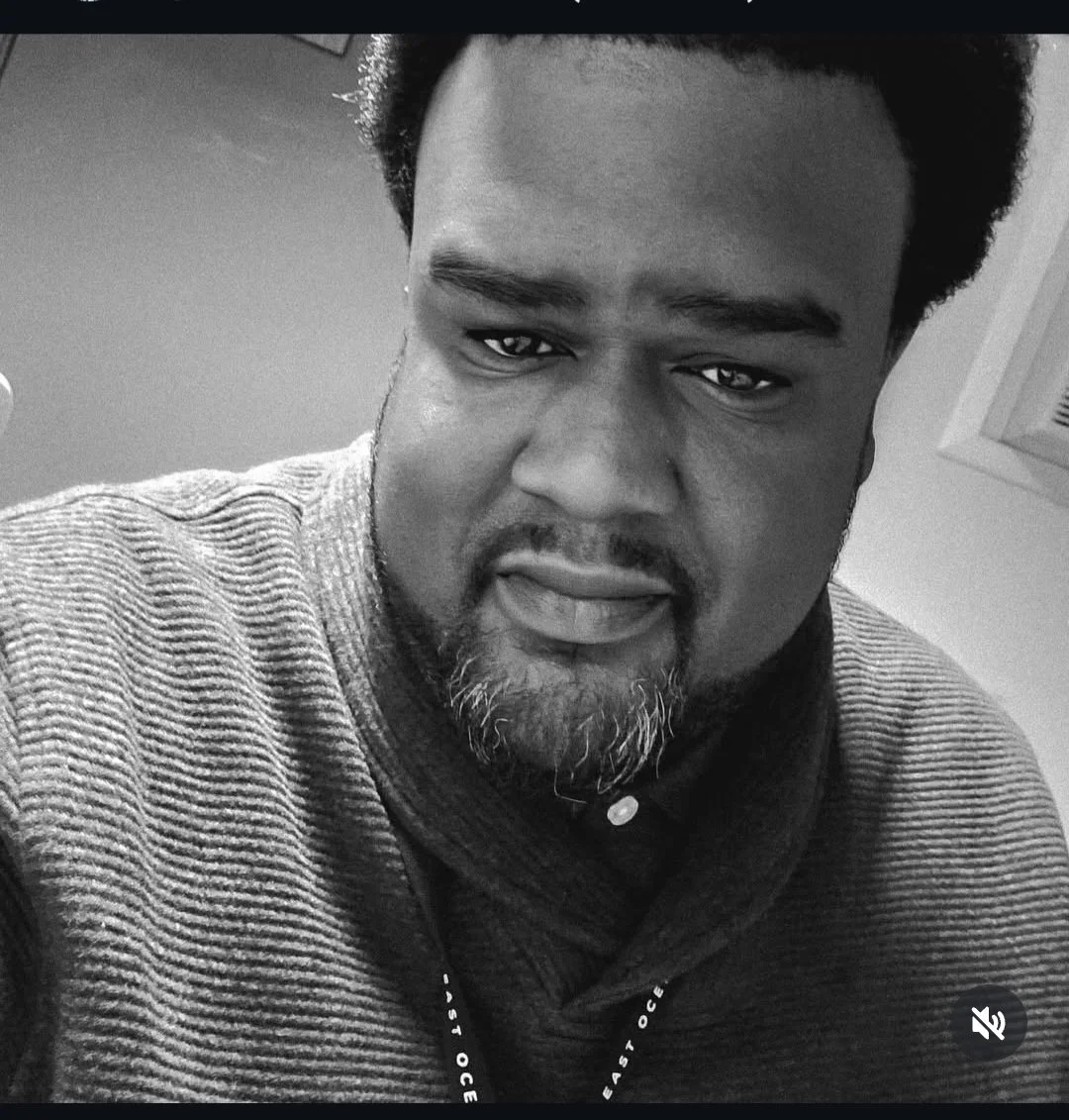 Black and white close-up of The Duritas Organization Founder Jermaine Osborne.