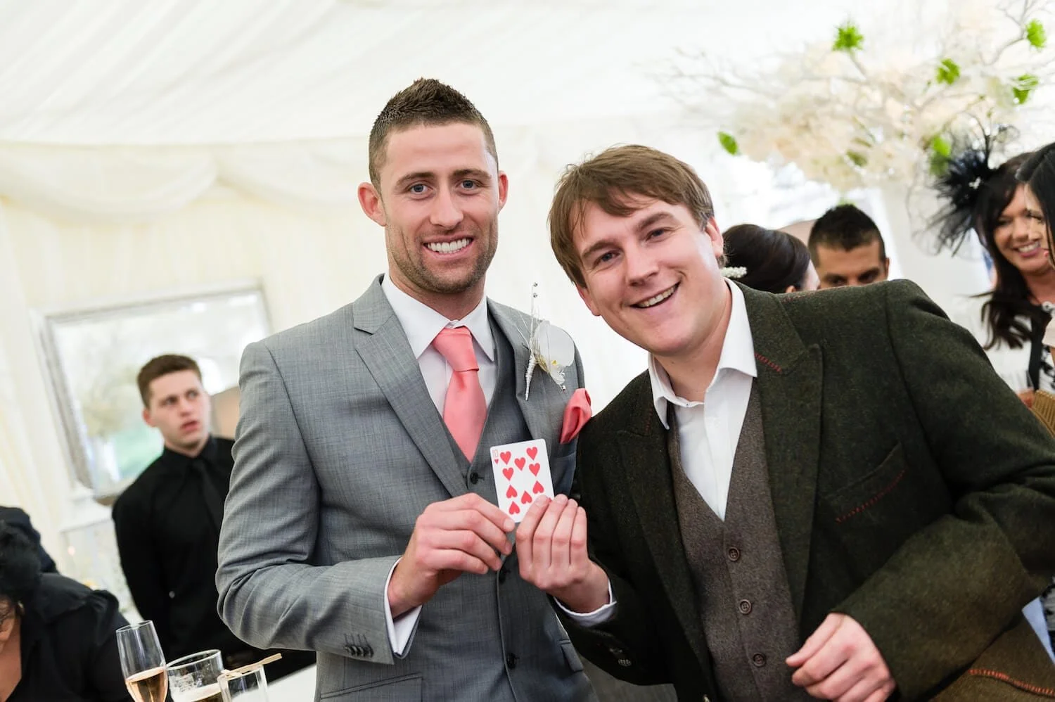 Performing at Gary Cahill’s Wedding Reception