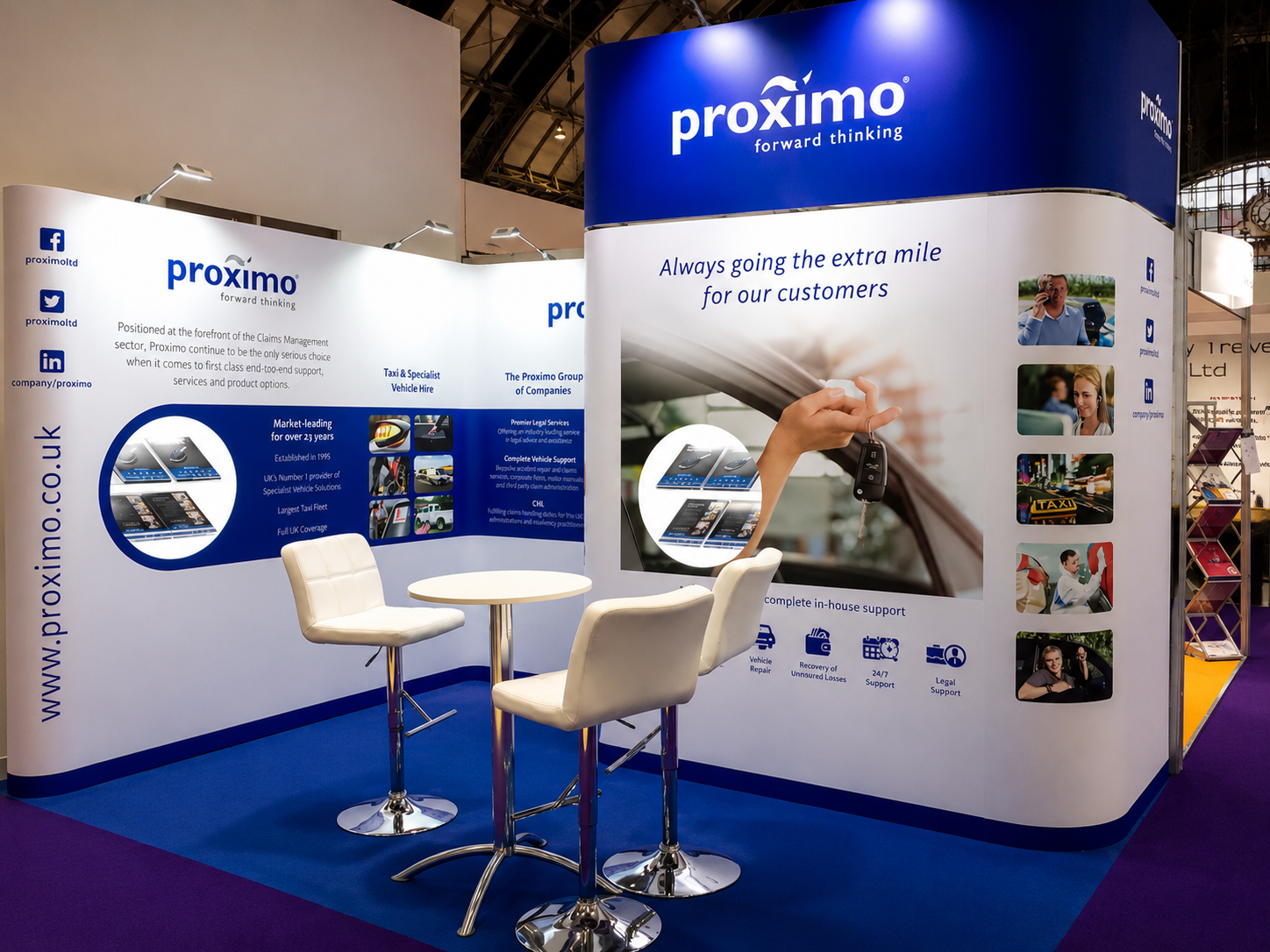 The Proximo trade stand
