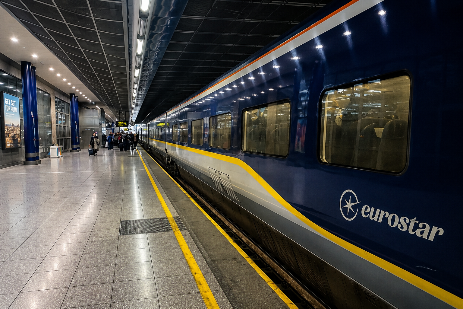 Taking the Eurostar to Brussells