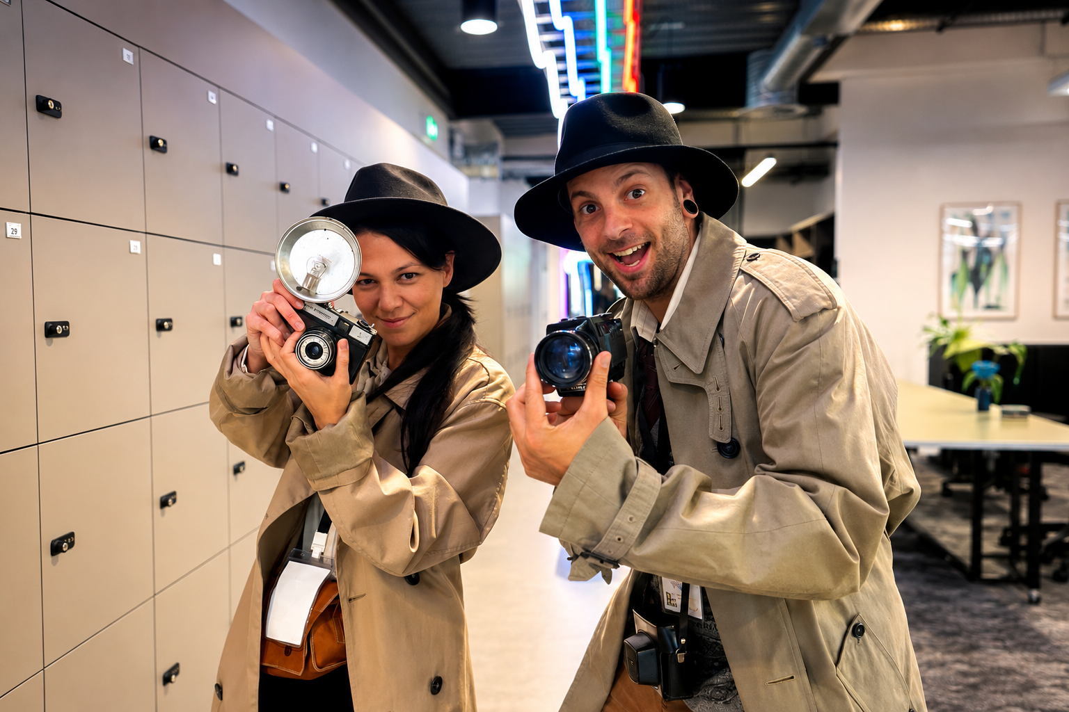 The paparazzi were on hand to snap all guests