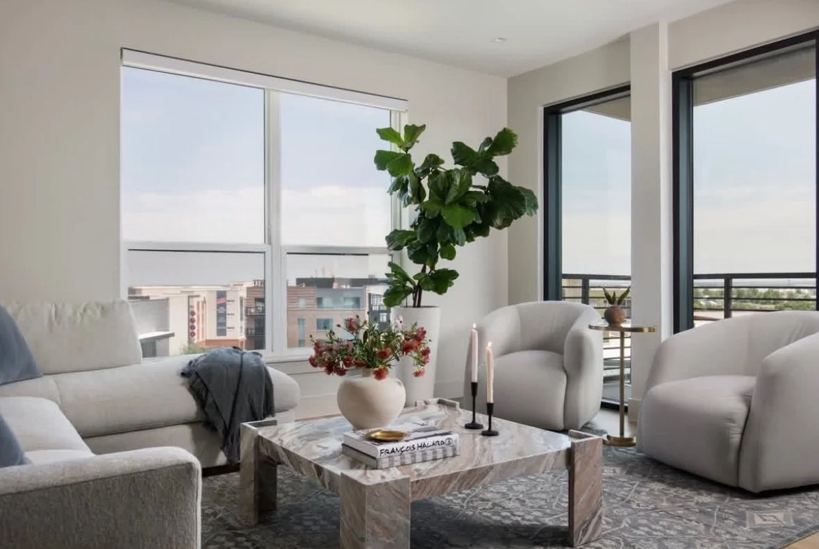 Another absolutely gorgeous space by @theurbanedesign 💙💙 We love getting to see pieces from our showroom shine in their new homes!

Photo by @averynicolephoto 
Styled by @postscript_styling