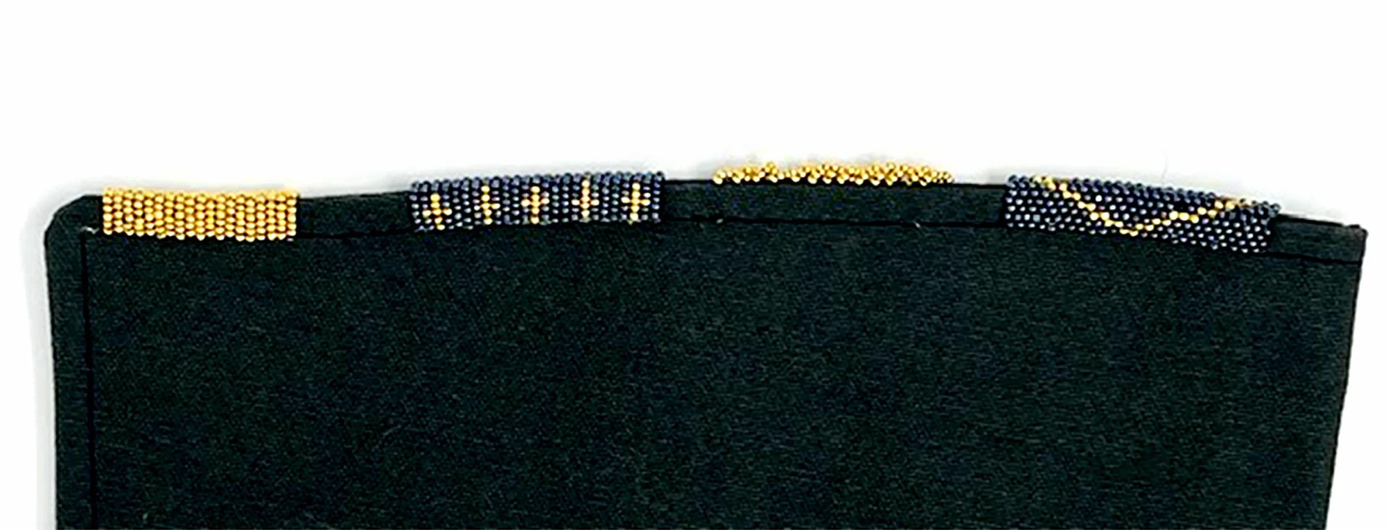 Beaded collar sample testing out different techniques