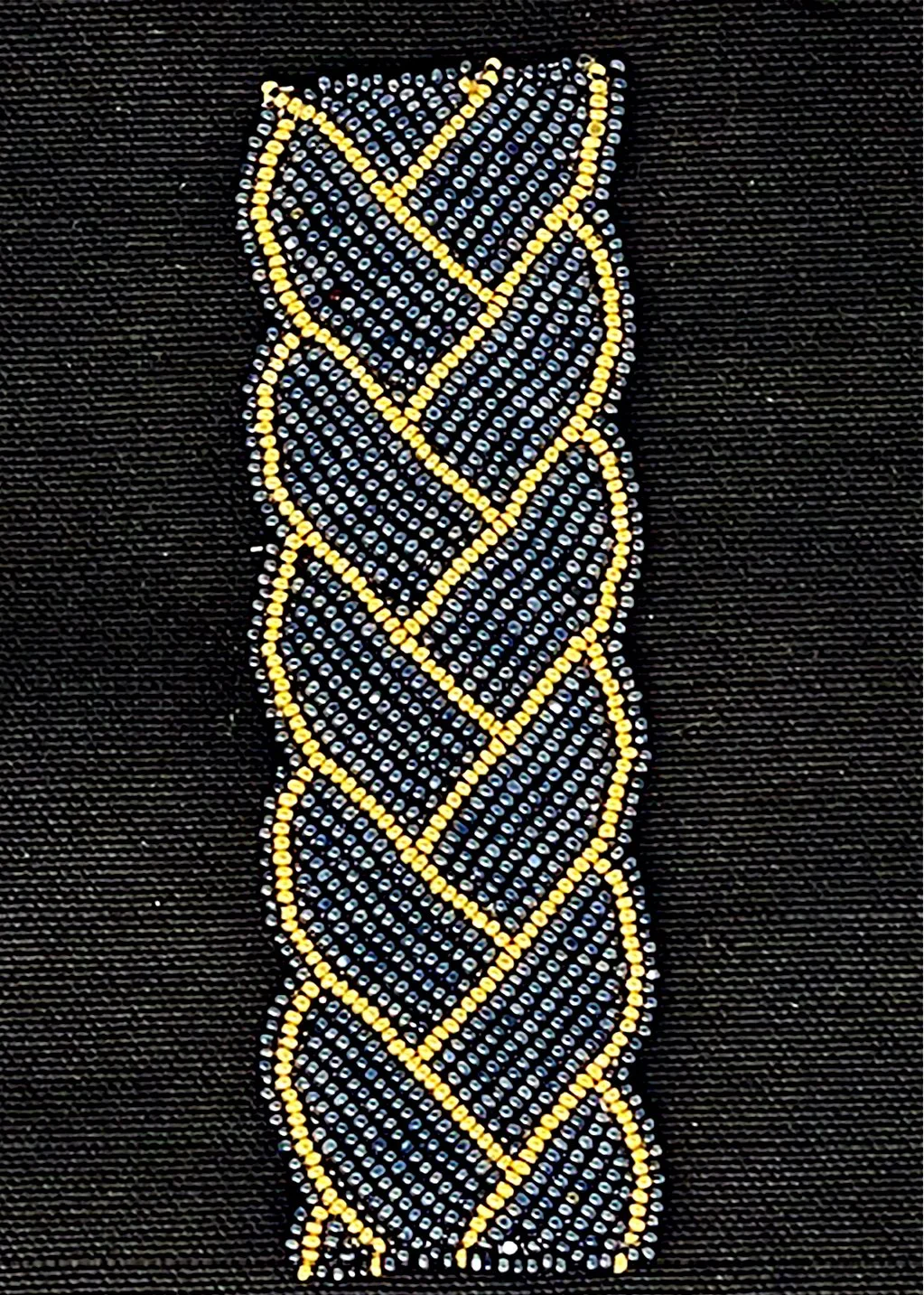 Beaded braid applique sample