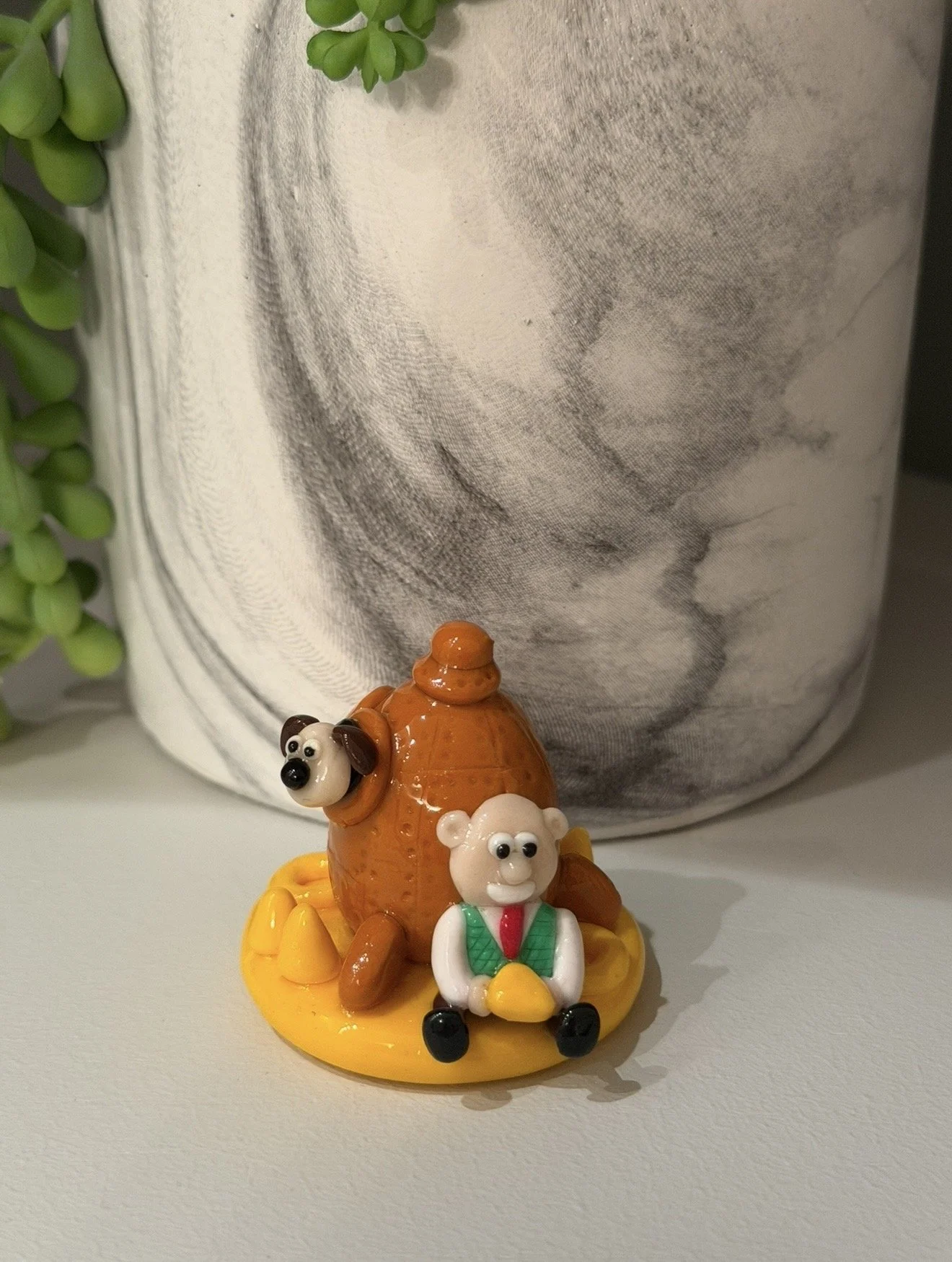 Wallace and Gromit 'A Grand Day Out' Inspired Model