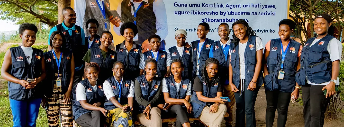 group of young Africans in KoraLink program