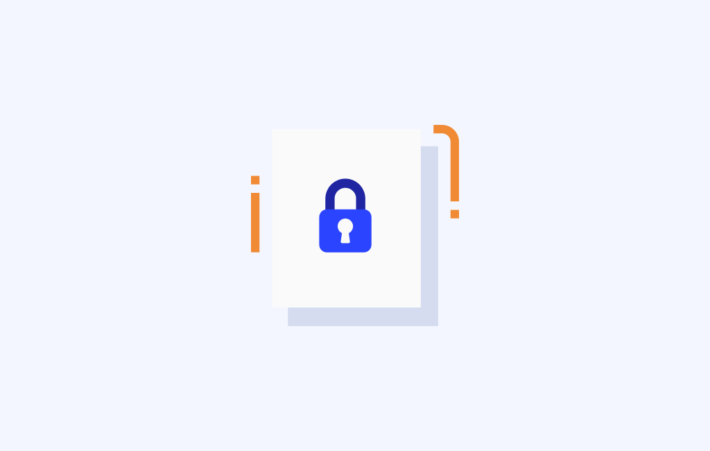 locked data icon