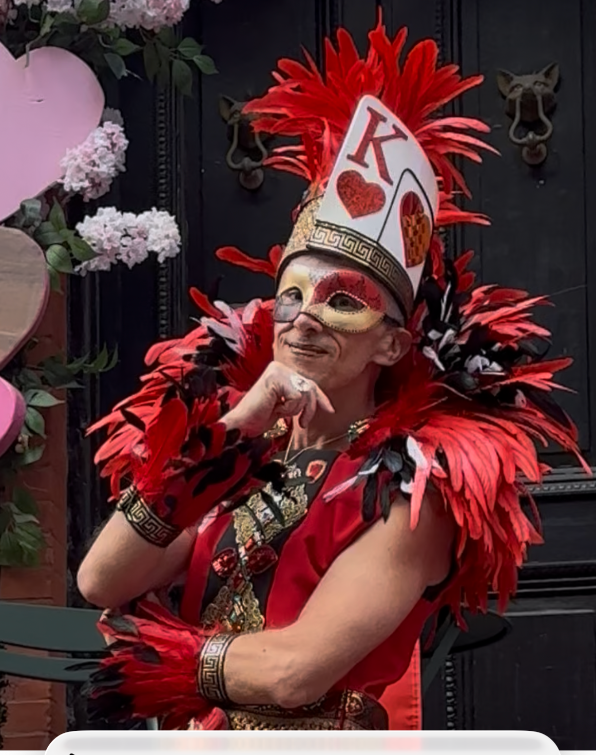 King of Hearts Costume for Carnival Festival, Trinidad.