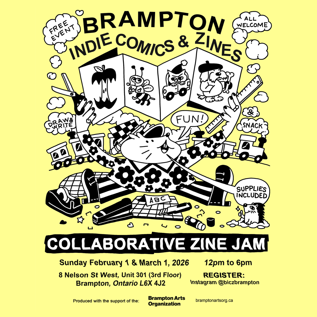 Collaborative Alphabet Zine Jam on Sunday February 1st, 2026