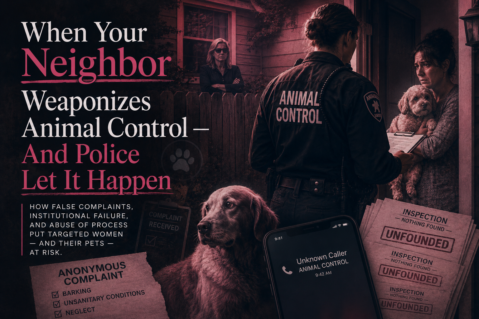 When Your Neighbor Weaponizes Animal Control — And Police Let It Happen