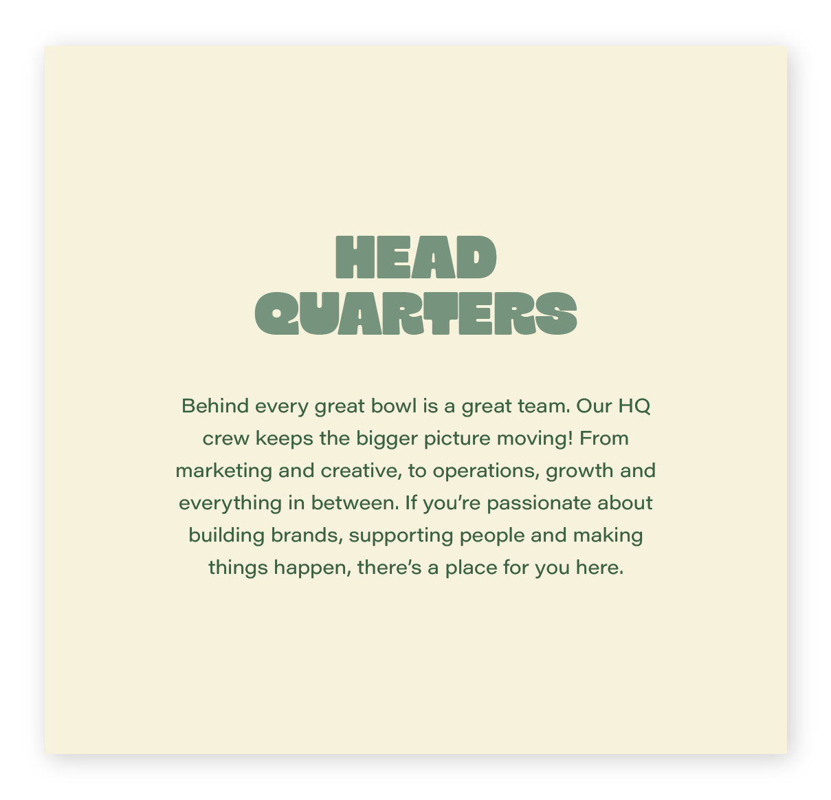 Head Quarters