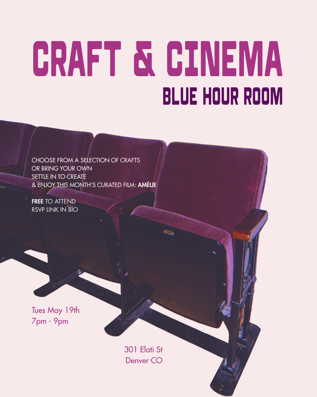 CRAFT &amp; CINEMA NIGHT